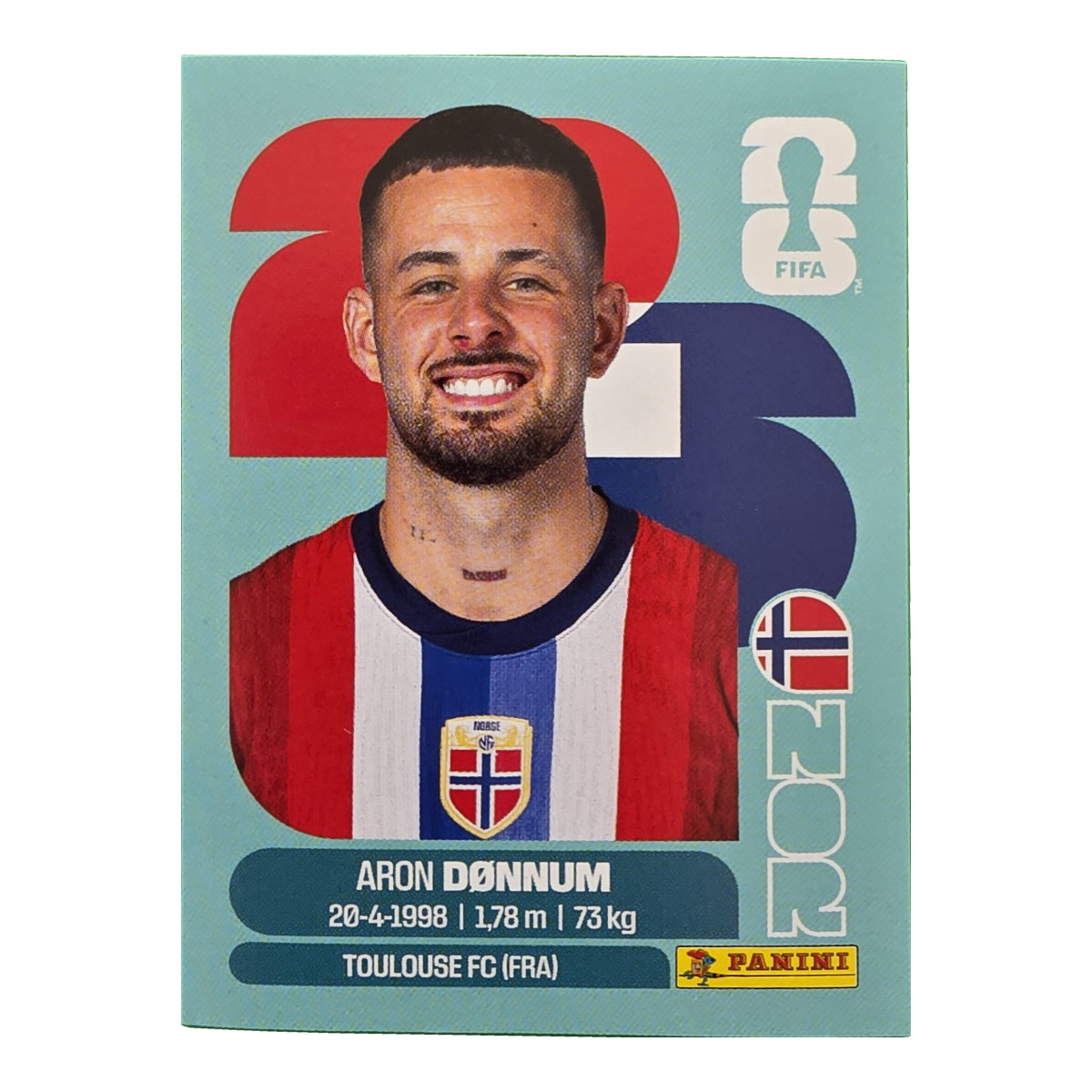 Aron Dønnum - Norwegen, FIFA WM 2026, Nr. NOR17