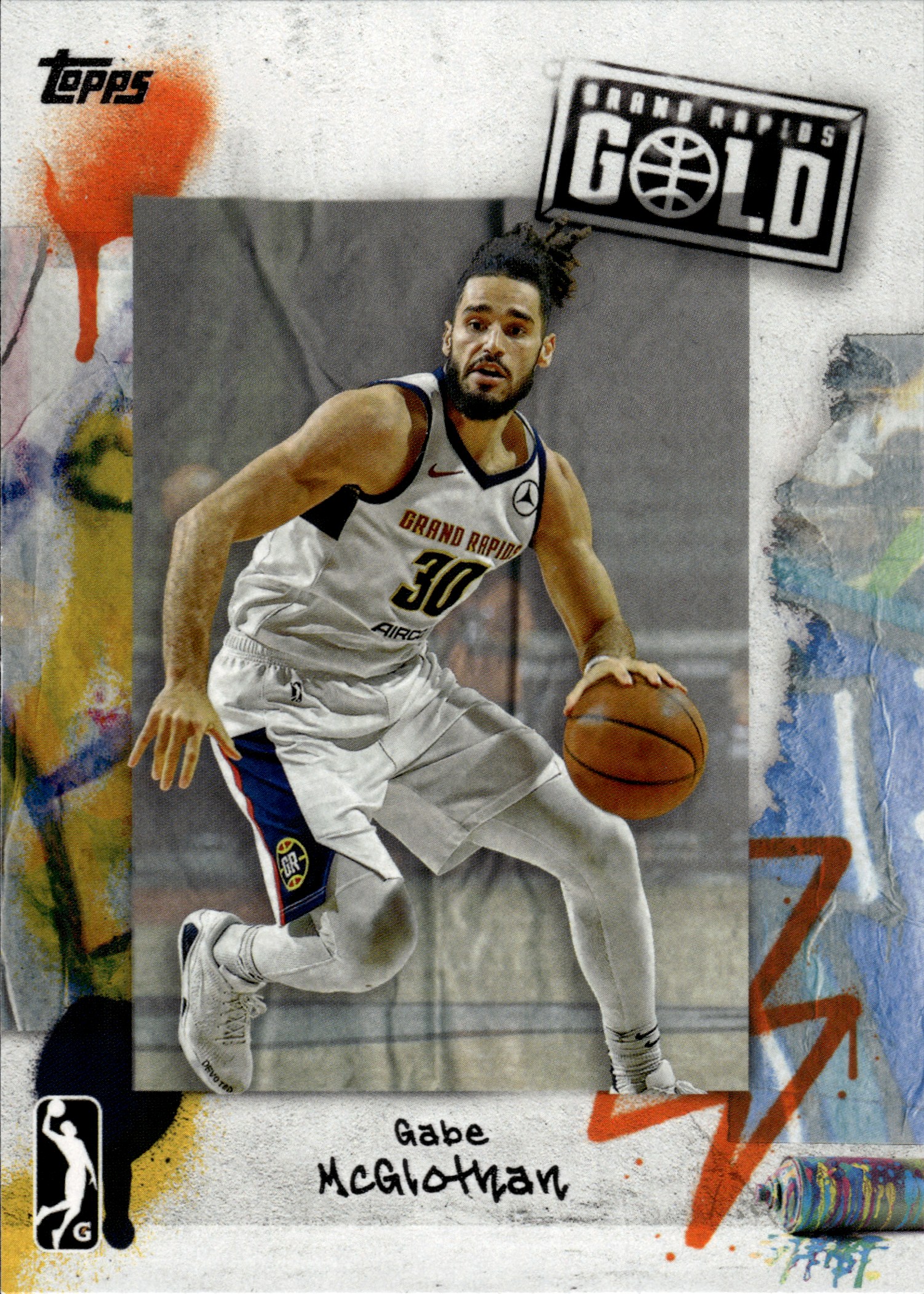 Gabe McGlothan - Topps G League Base Set 2024-25, Nr. 33 (Art.-Nr. SG111078)
