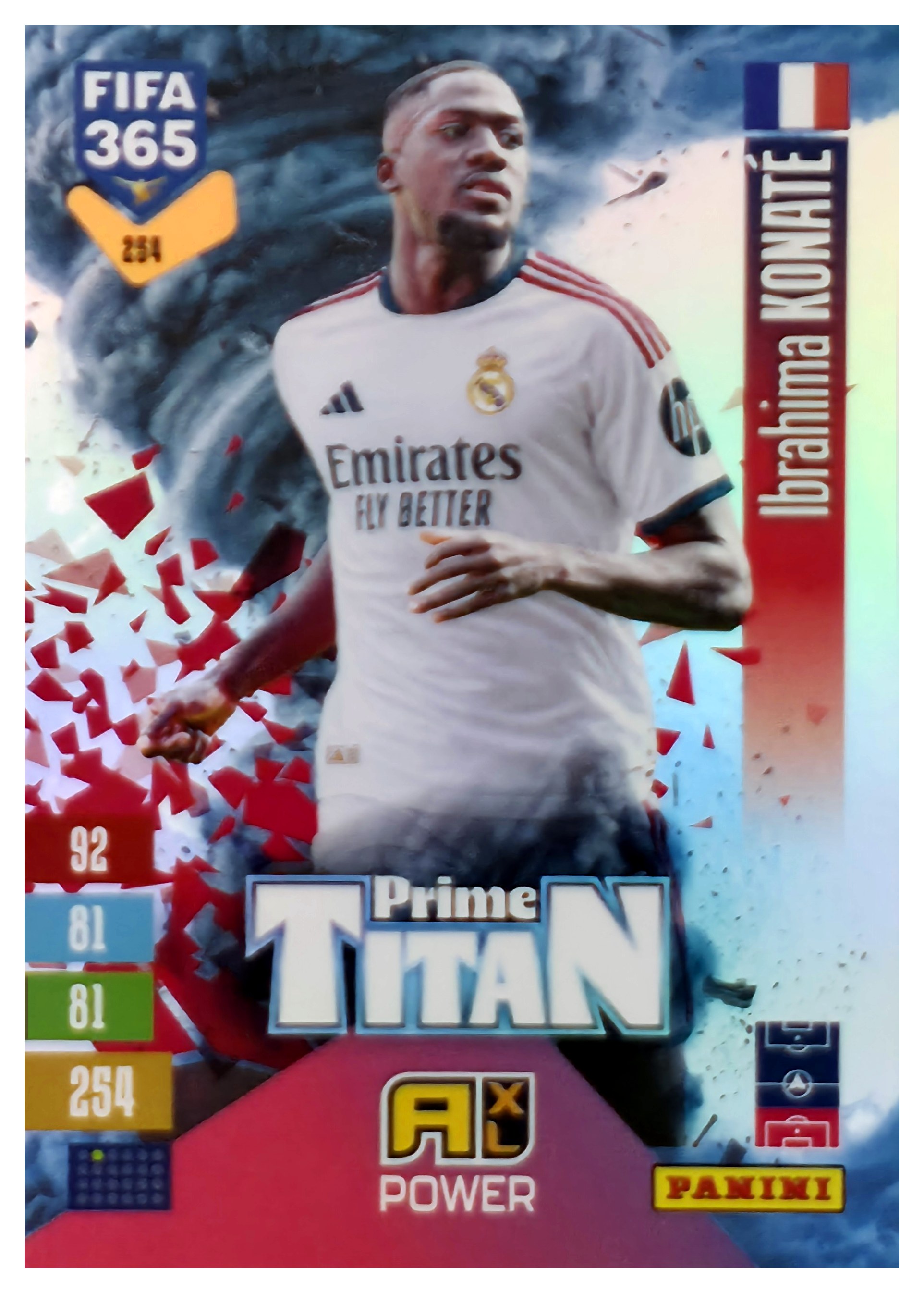 Ibrahima Konaté - Panini Adrenalyn XL FIFA 365 Prime Titan 2026-27, Nr. 254 – Insert (Art.-Nr. SG110664)