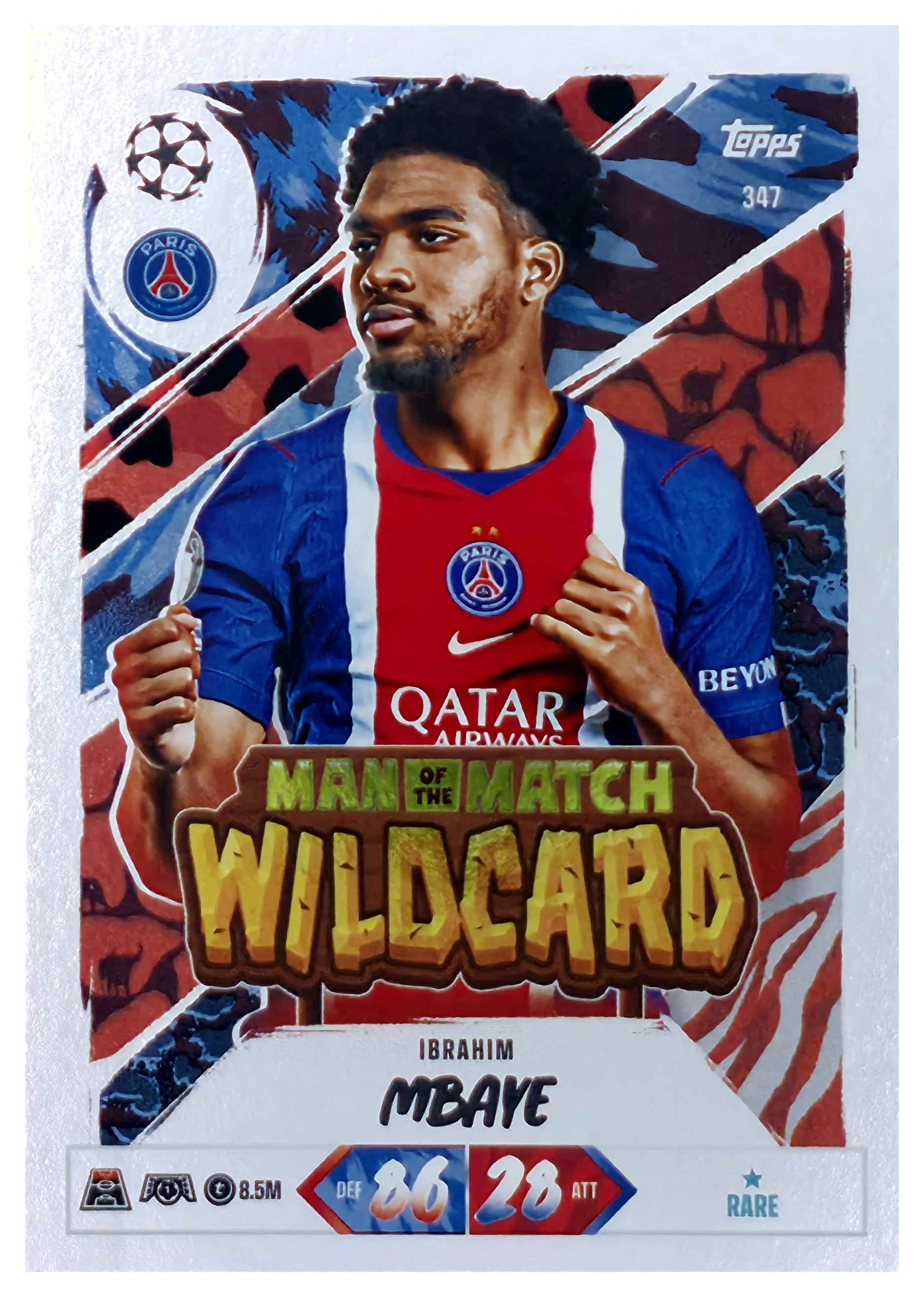 Ibrahim Mbaye - Topps Match Attax UEFA Club Competitions Man of the Match Wildcard 2026-27, Nr. 347