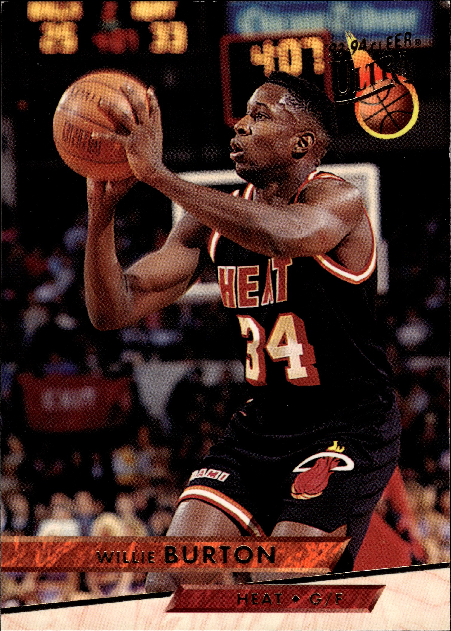 Willie Burton - Fleer Base Set 1993-94, Nr. 279 (Art.-Nr. SG108486)