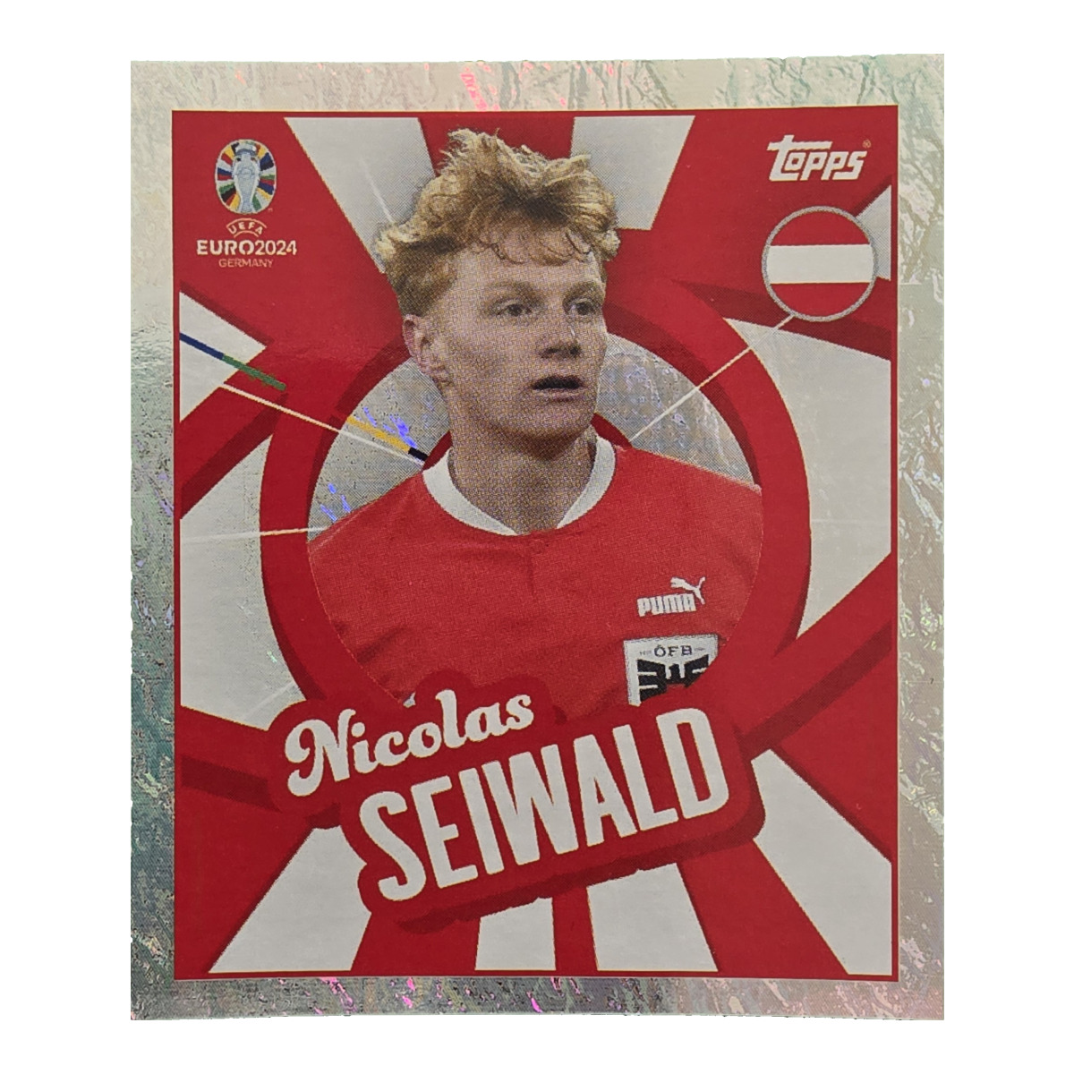 Nicolas Seiwald - Österreich, UEFA Euro 2024, Nr. AUT-PTW – Player to watch