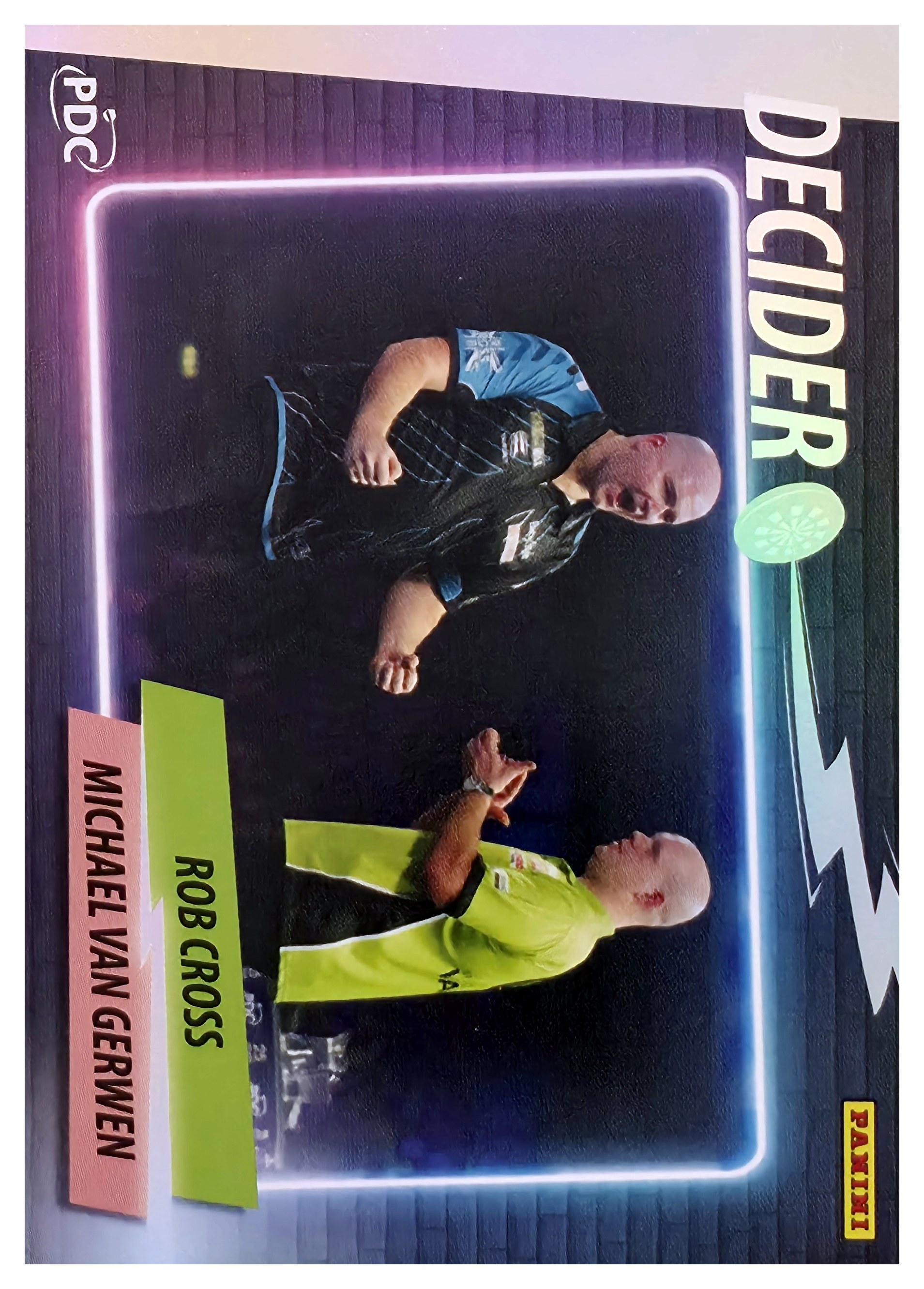 Rob Cross & Michael van Gerwen - Panini PDC World Championship TC Collection Decider 2026, Nr. DEC-05 – Insert (Art.-Nr. SG111104)