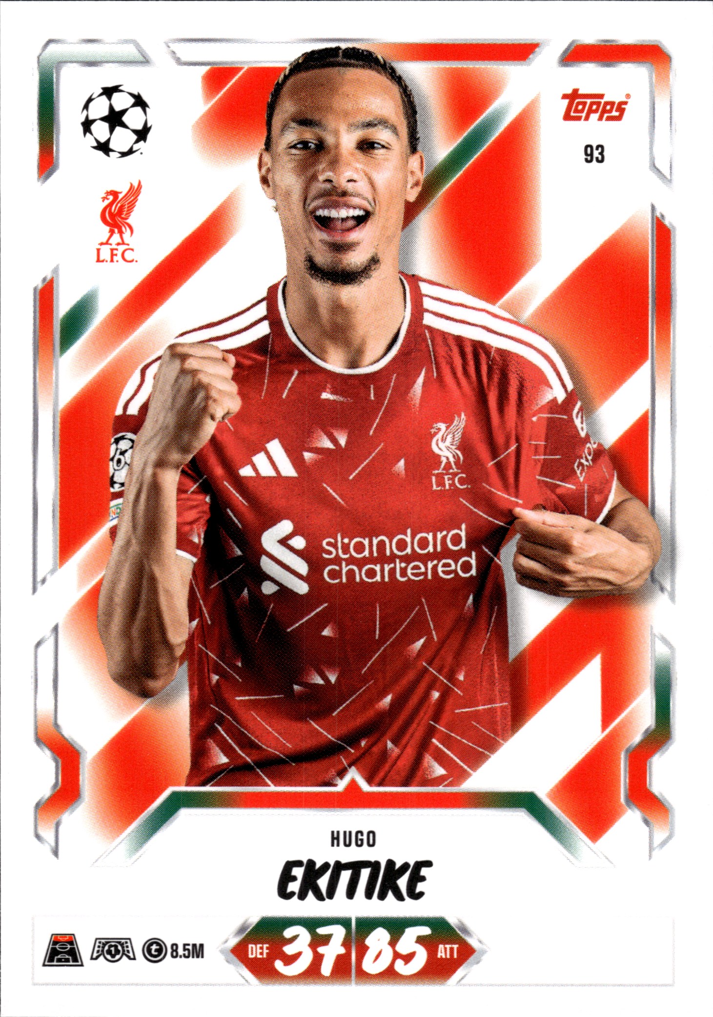 Hugo Ekitike - Topps Match Attax UEFA Club Competitions Base Set 2026-27, Nr. 93 (Art.-Nr. SG107252)