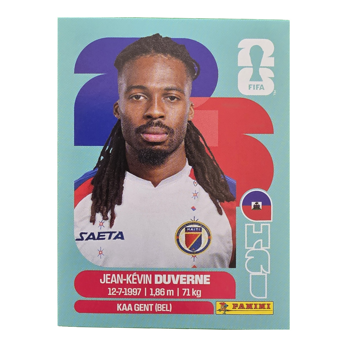 Jean-Kevin Duverne - Haiti, FIFA WM 2026, Nr. HAI5