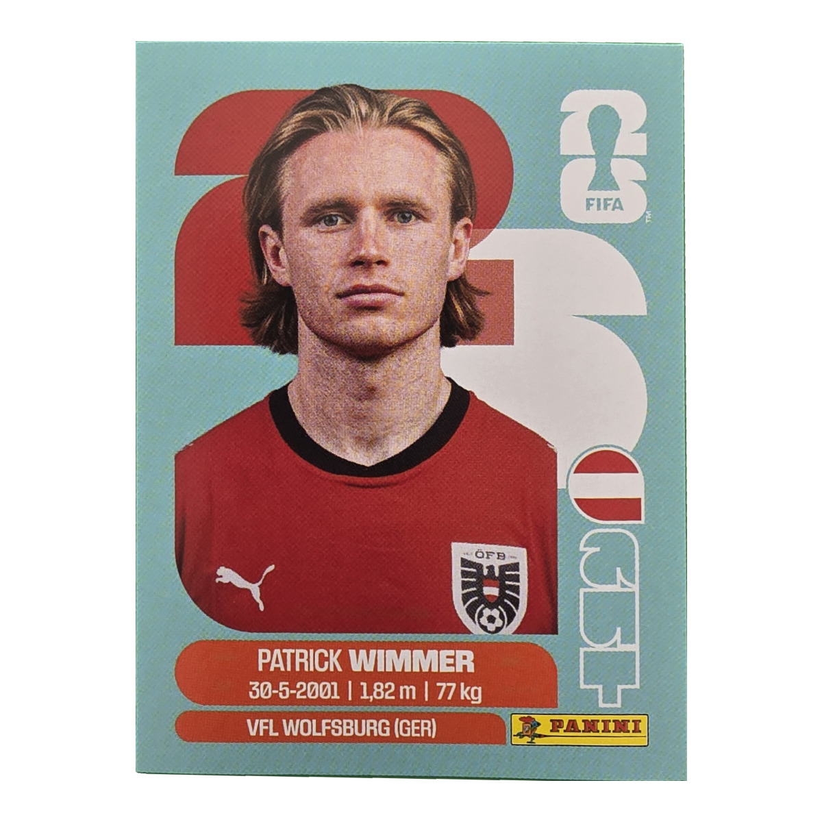 Patrick Wimmer - Österreich, FIFA WM 2026, Nr. AUT17