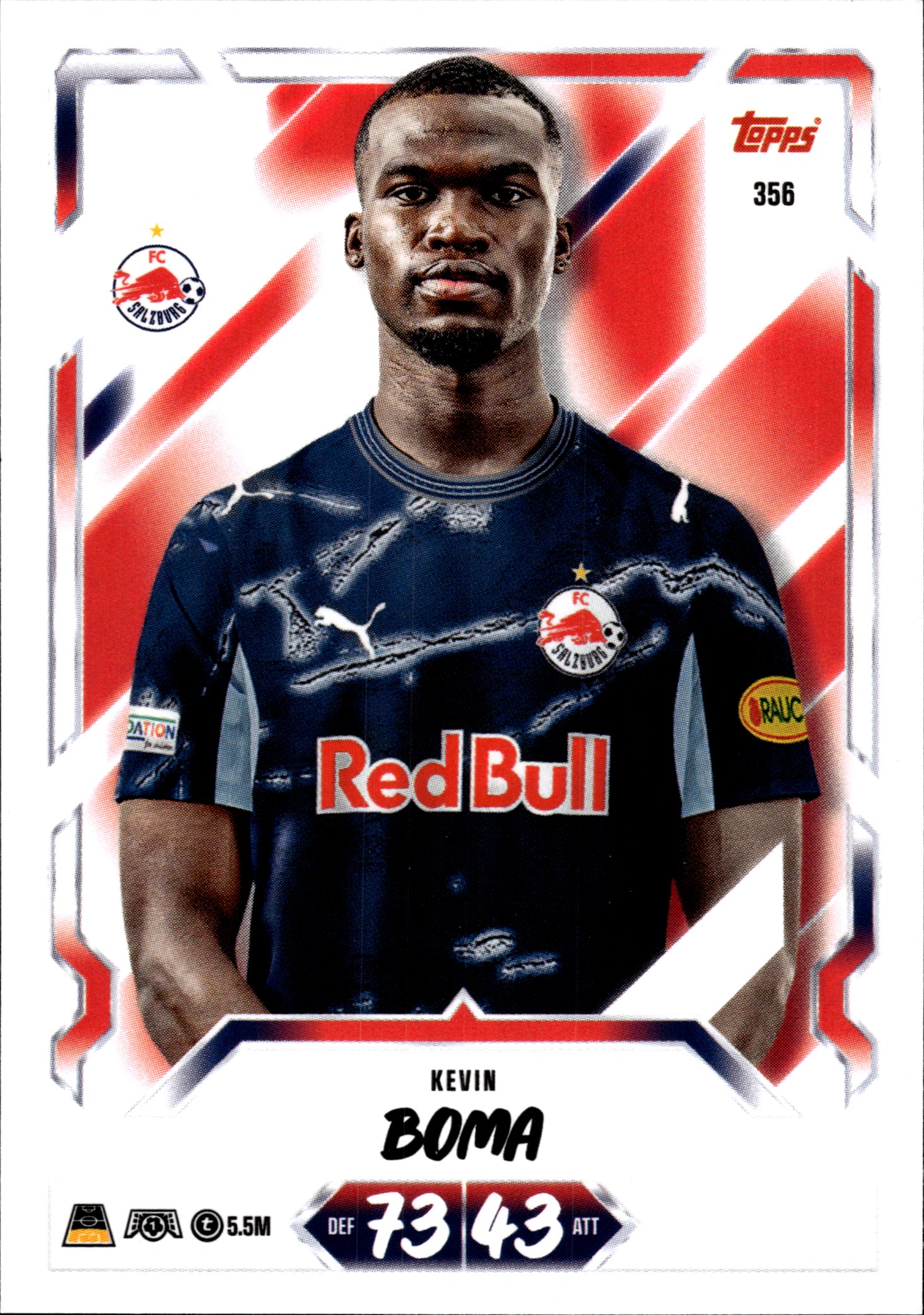 Kevin Boma - Topps Match Attax UEFA Club Competitions Base Set 2026-27, Nr. 356 (Art.-Nr. SG107361)