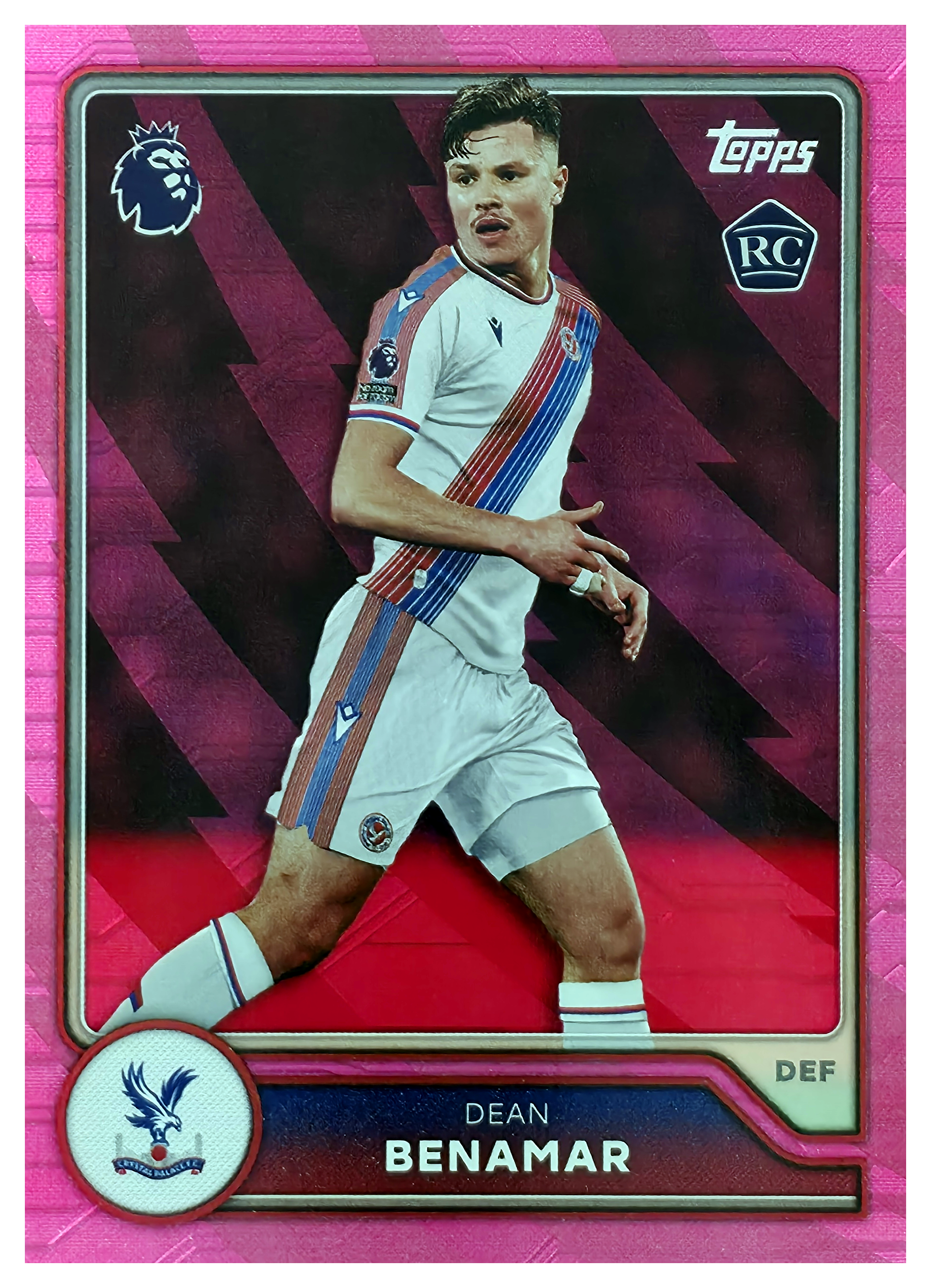 Dean Benamar - Topps Flagship Premier League Base Set 2026-27, Nr. 108 – Rookie Card, Pink Voltage Parallel (Art.-Nr. SG104788)