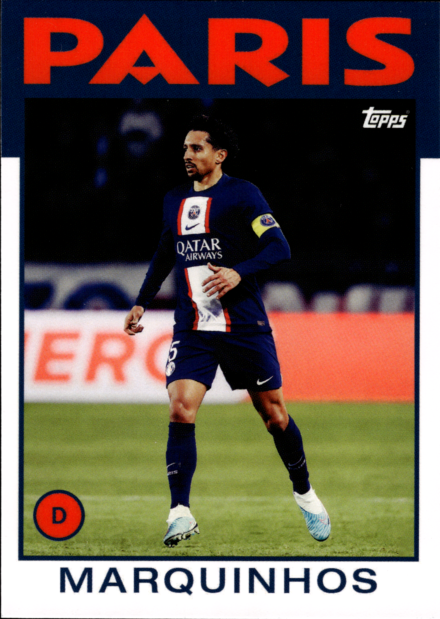 Marquinhos - Topps Paris Saint-Germain Official Team Set 2023-24, Nr. 44 (Art.-Nr. SG103015)