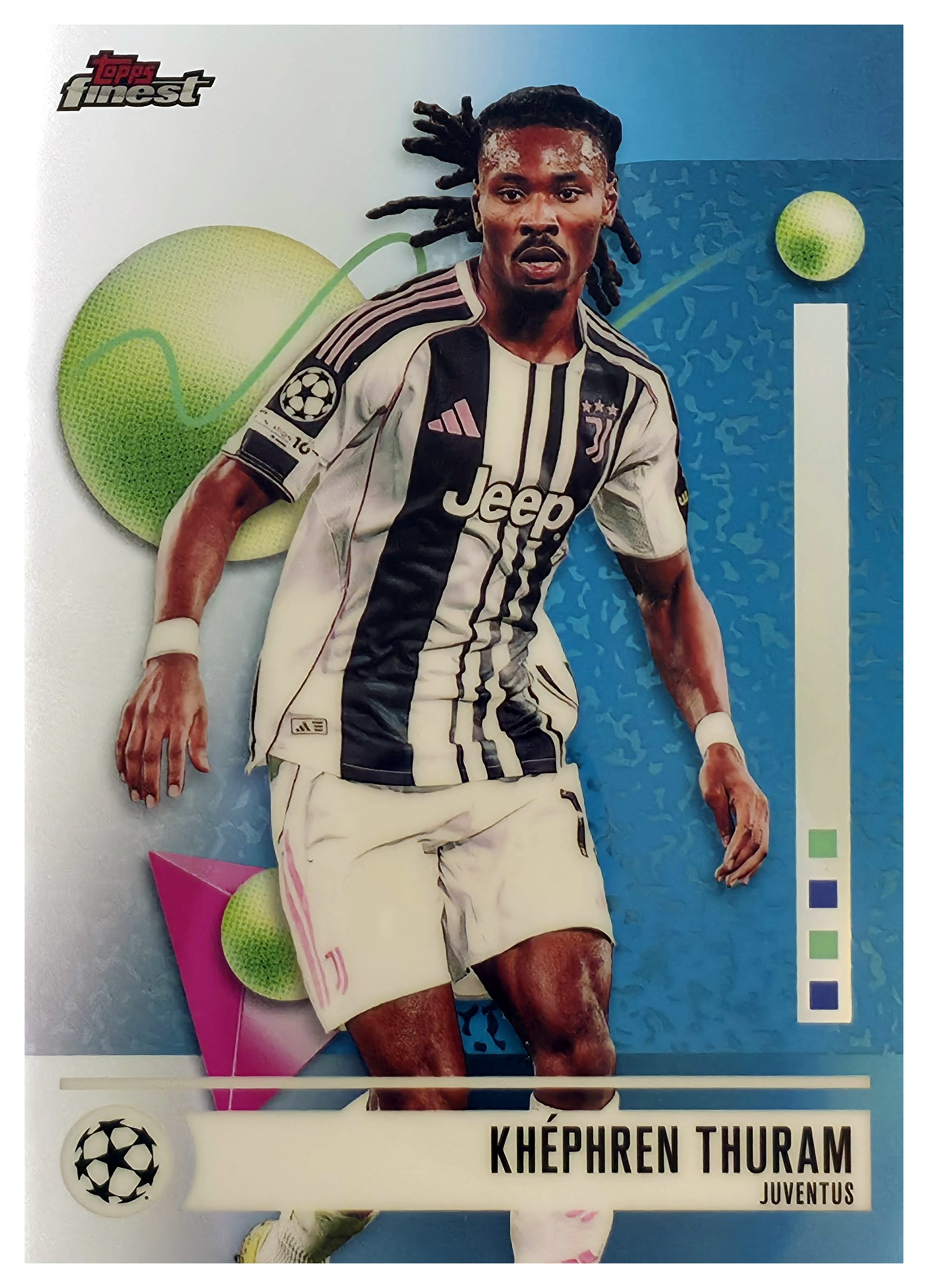 Khéphren Thuram - Topps Finest UEFA Club Competitions Base Set 2025-26, Nr. 142 (Art.-Nr. SG109358)