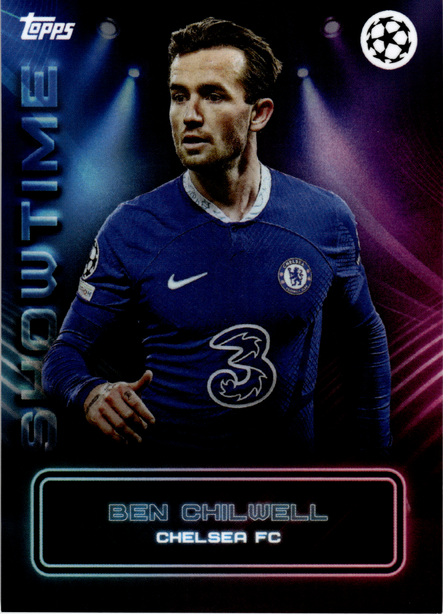 Ben Chilwell - Topps UEFA Club Competitions Showtime 2023-24 (Art.-Nr. SG102947)