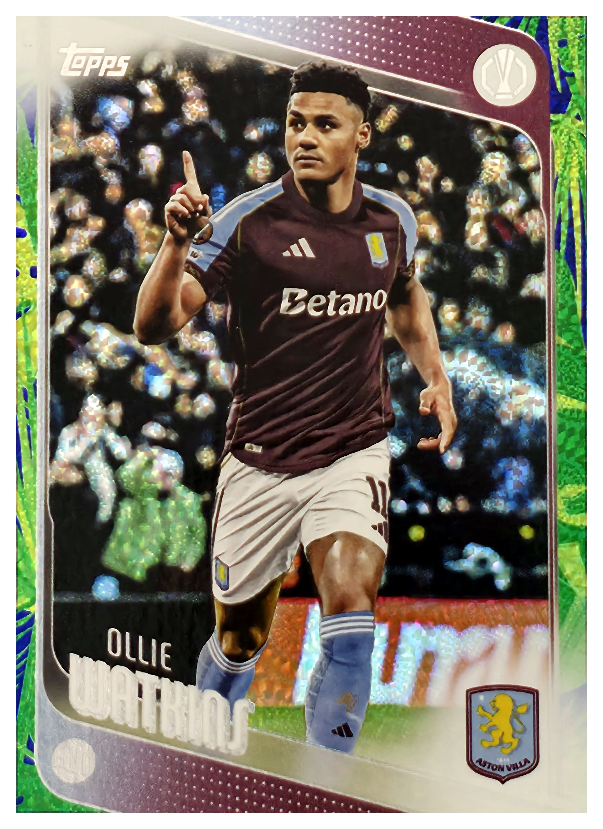Ollie Watkins - Topps UEFA Club Competitions Base Set 2025-26, Nr. 124 – Diamante (Art.-Nr. SG110766)