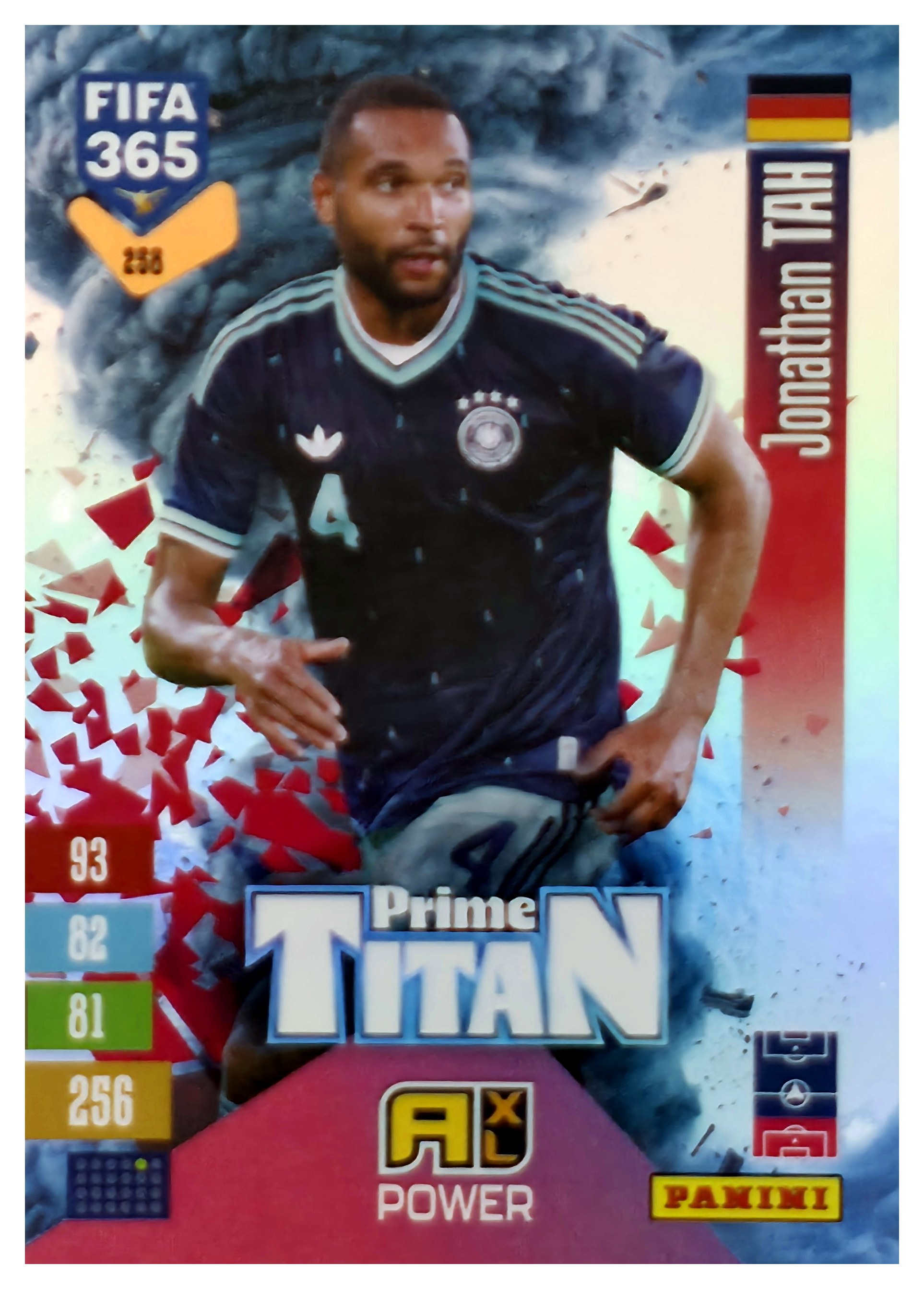 Jonathan Tah - Panini Adrenalyn XL FIFA 365 Prime Titan 2026-27, Nr. 258 – Insert (Art.-Nr. SG110667)