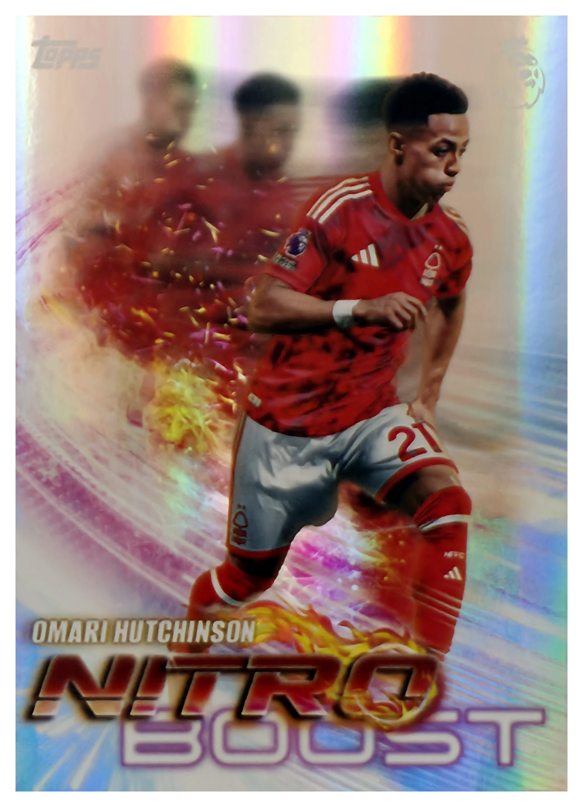 Omari Hutchinson - Topps Flagship Premier League Nitro Boost 2026-27, Nr. NB 20 – Insert (Art.-Nr. SG105148)