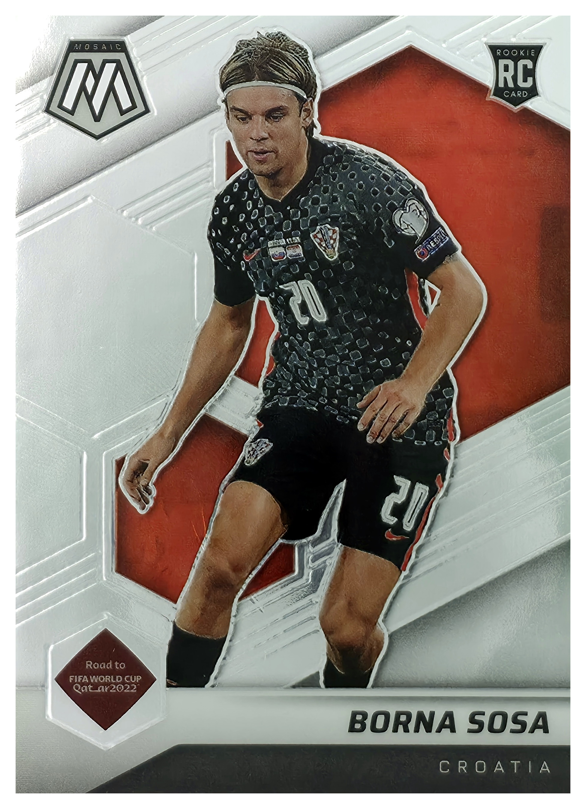 Borna Sosa - Panini Mosaic FIFA Road to World Cup Base Set 2021-22, Nr. 196 – Rookie Card (Art.-Nr. SG105913)