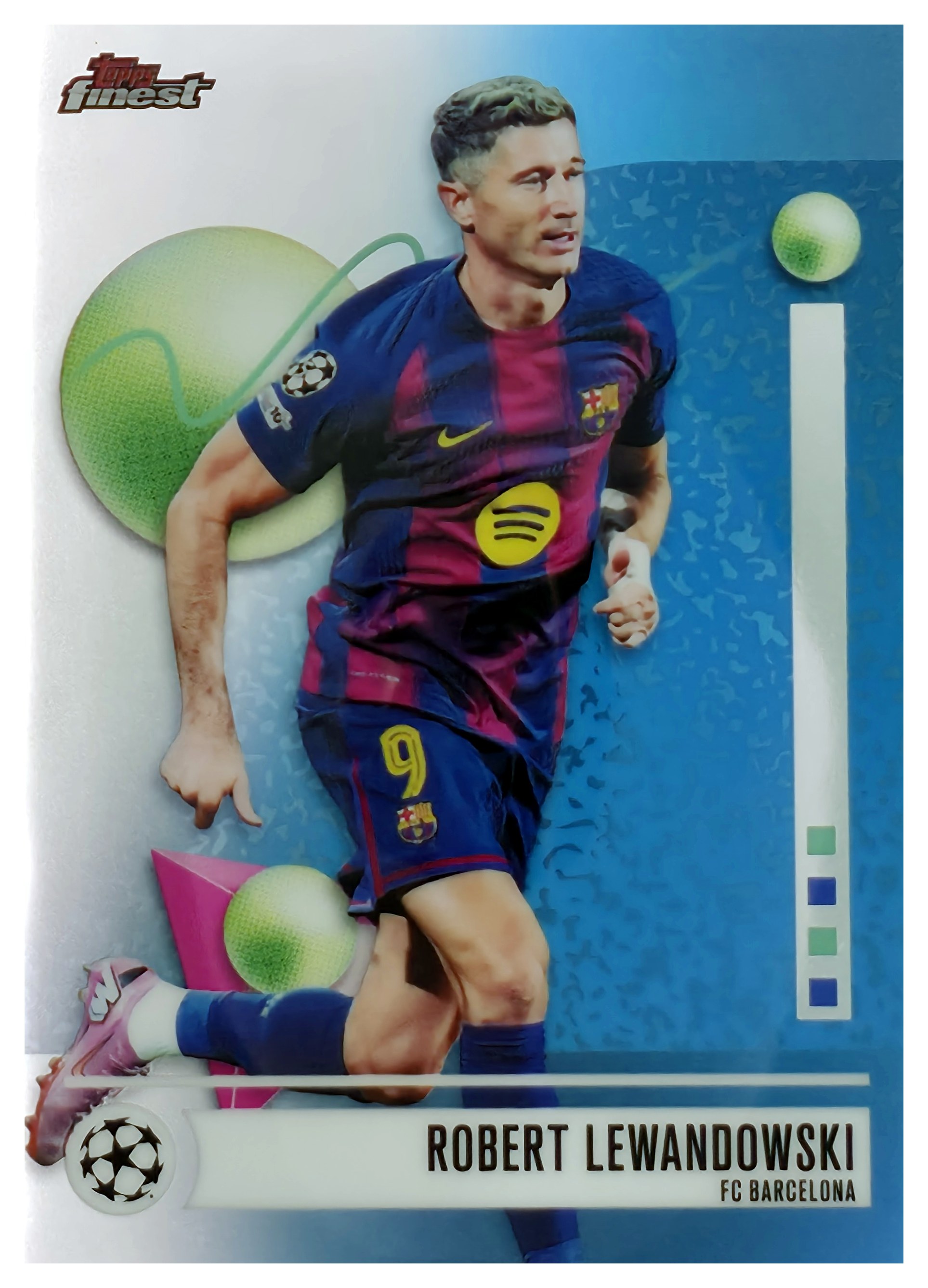 Robert Lewandowski - Topps Finest UEFA Club Competitions Base Set 2025-26, Nr. 99 (Art.-Nr. SG108135)