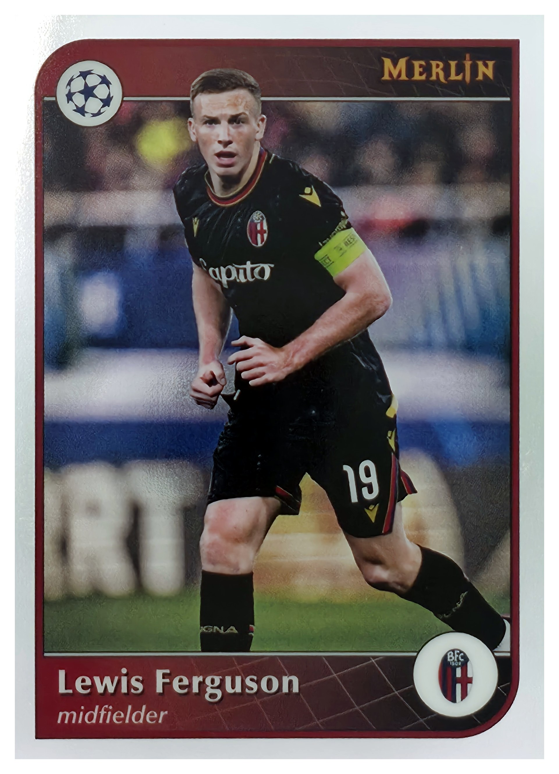 Lewis Ferguson - Topps Merlin Chrome UEFA Club Competitions Base Set 2024-25, Nr. 186 (Art.-Nr. SG108189)