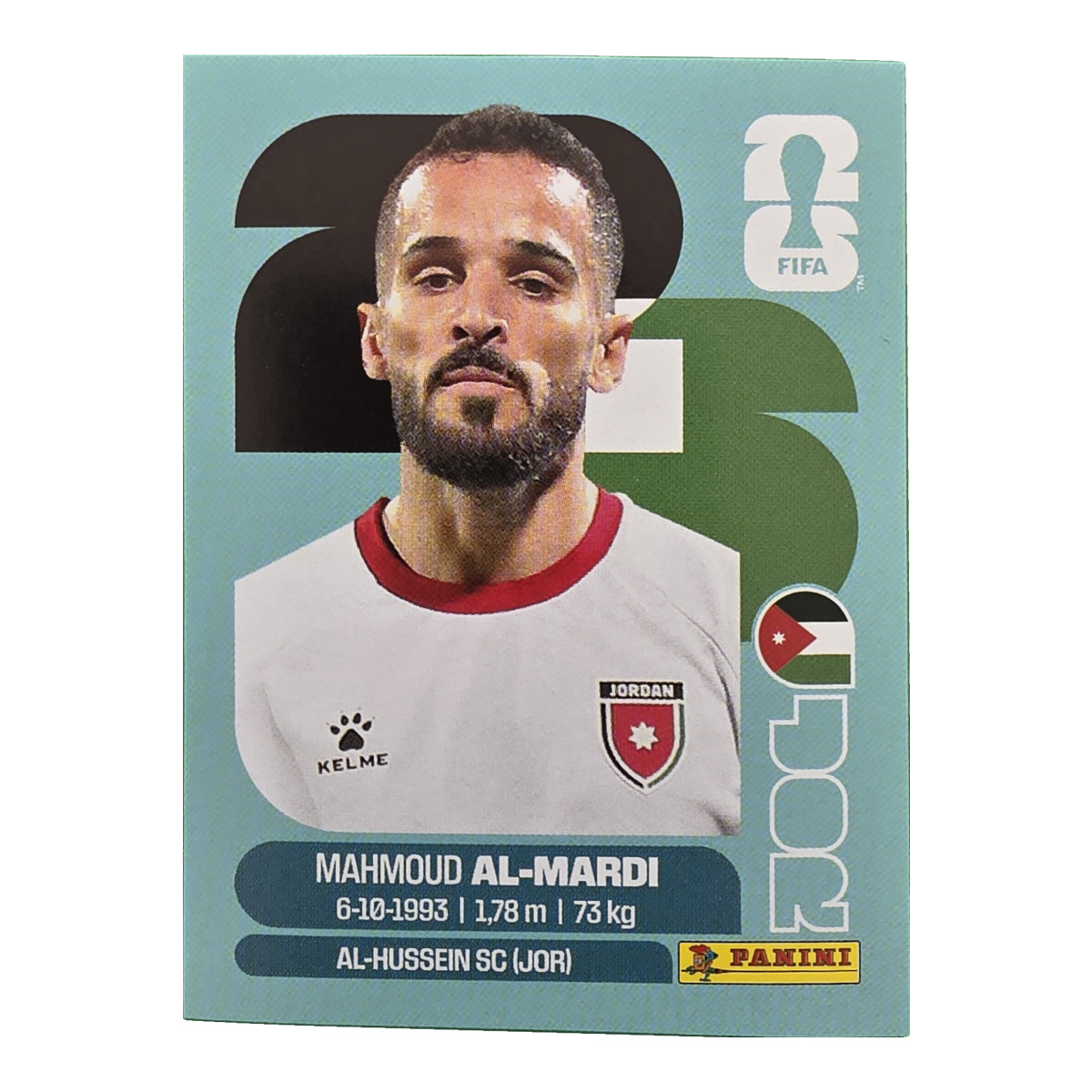 Mahmoud Al-Mardi - Jordanien, FIFA WM 2026, Nr. JOR17