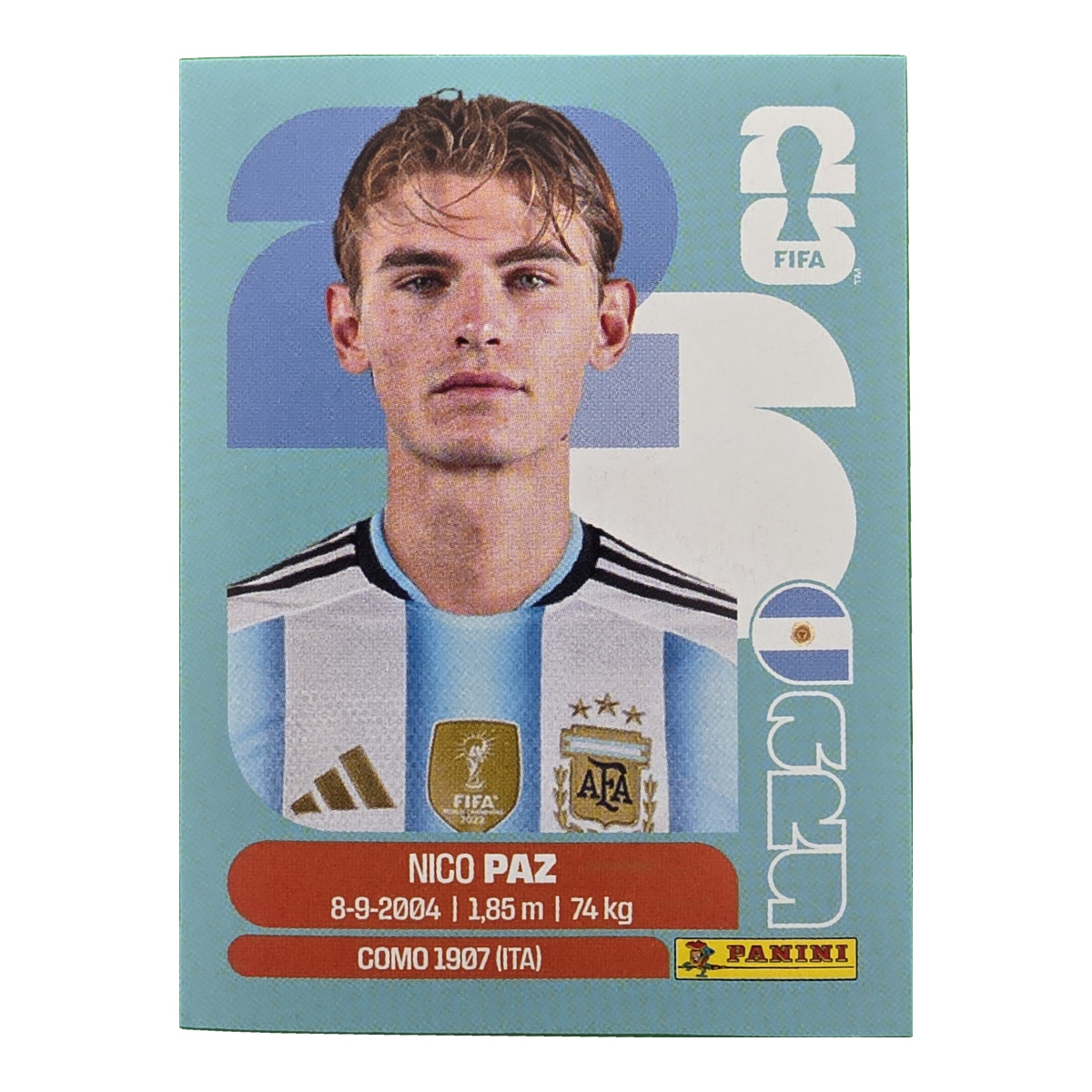 Nico Paz - Argentinien, FIFA WM 2026, Nr. ARG14