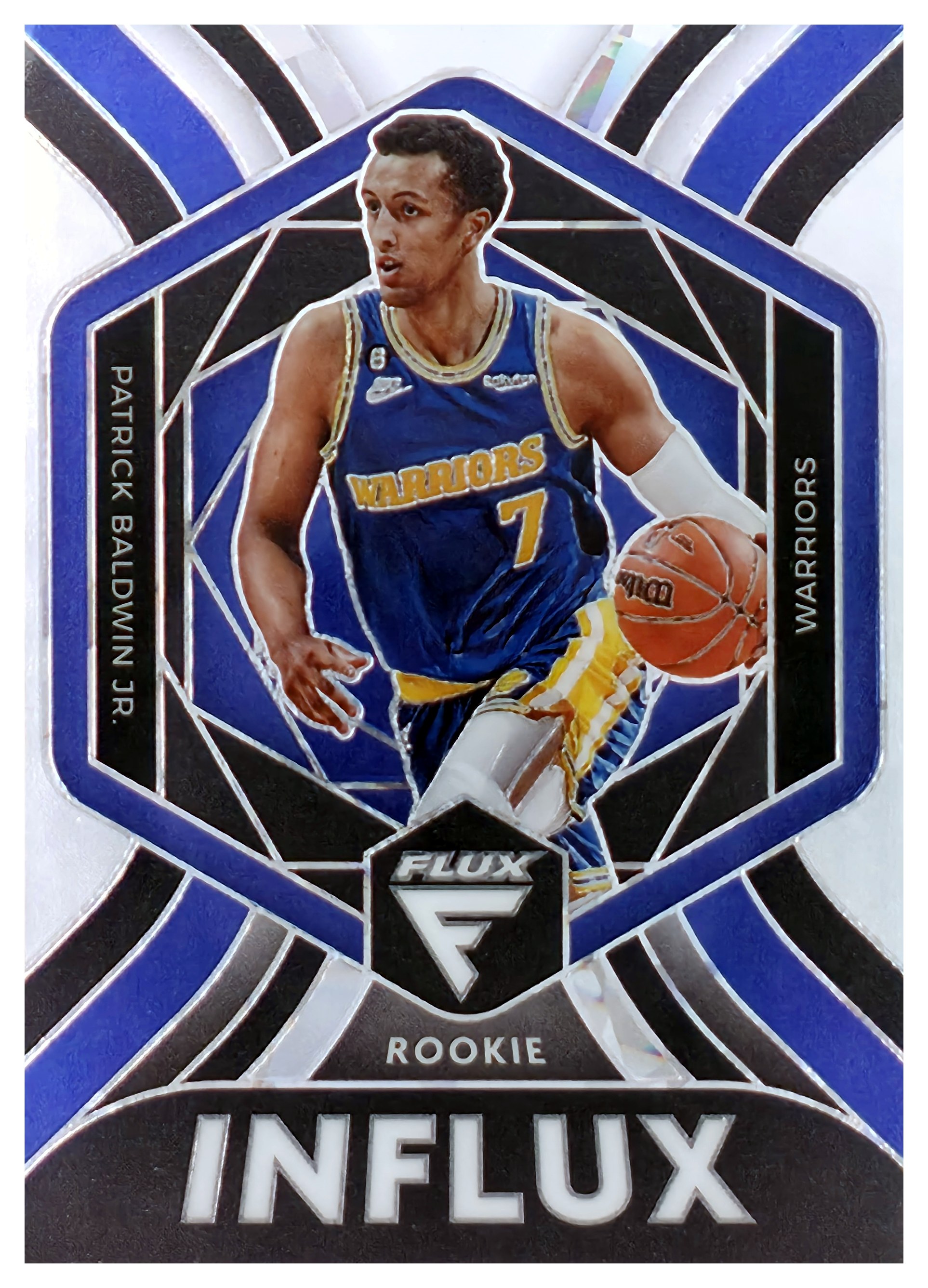 Patrick Baldwin Jr. - Panini Flux Influx 2022-23, Nr. 19 – Rookie Card (Art.-Nr. SG108605)