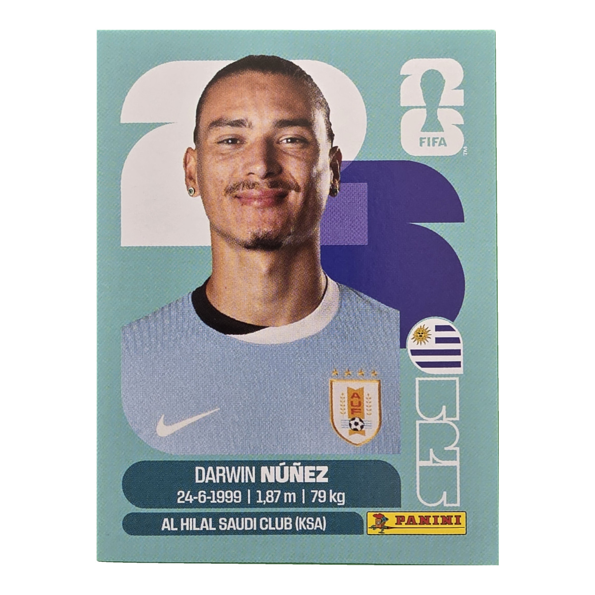 Darwin Núñez - Uruguay, FIFA WM 2026, Nr. URU17