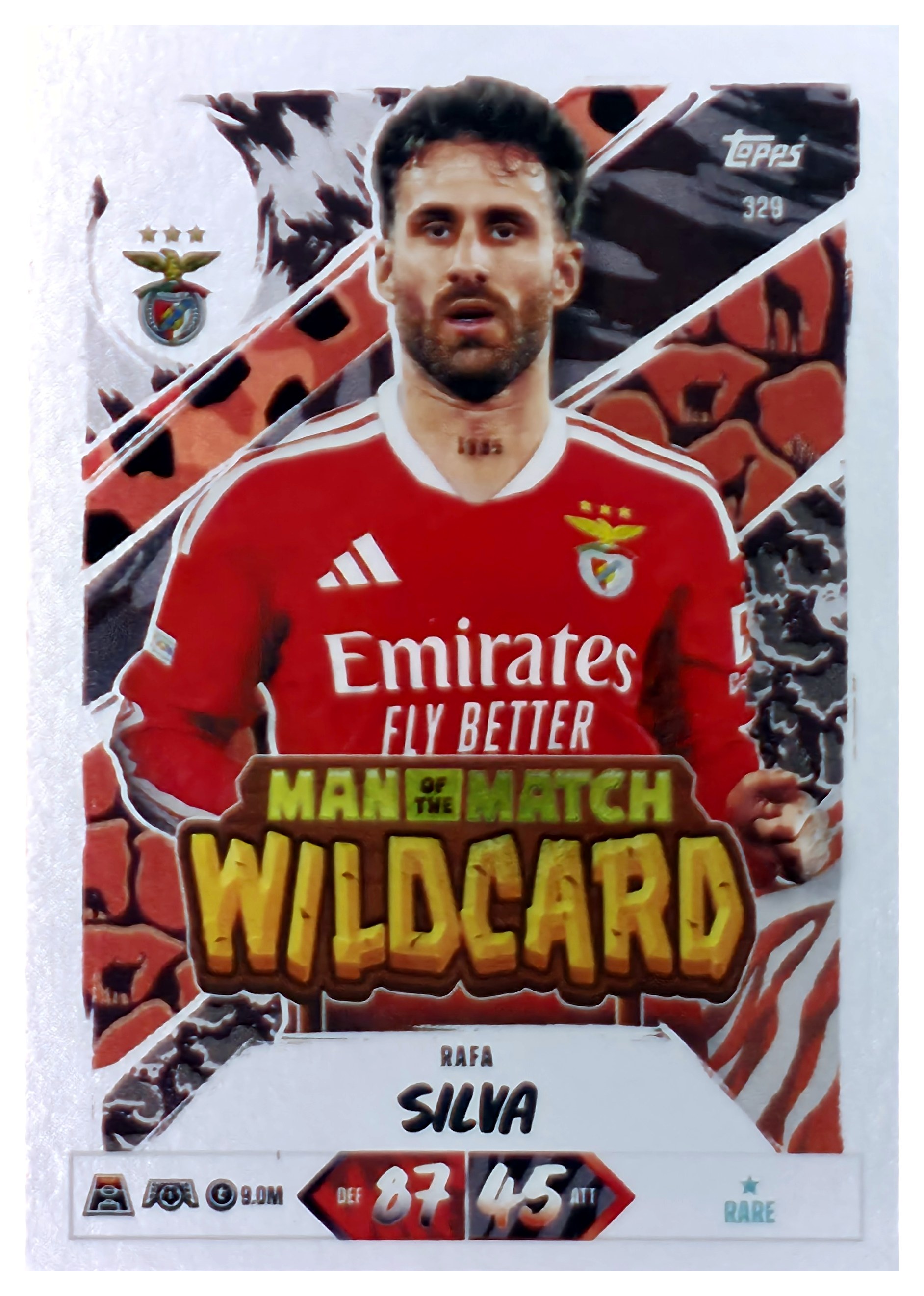 Rafa Silva - Topps Match Attax UEFA Club Competitions Man of the Match Wildcard 2026-27, Nr. 329 (Art.-Nr. SG107508)
