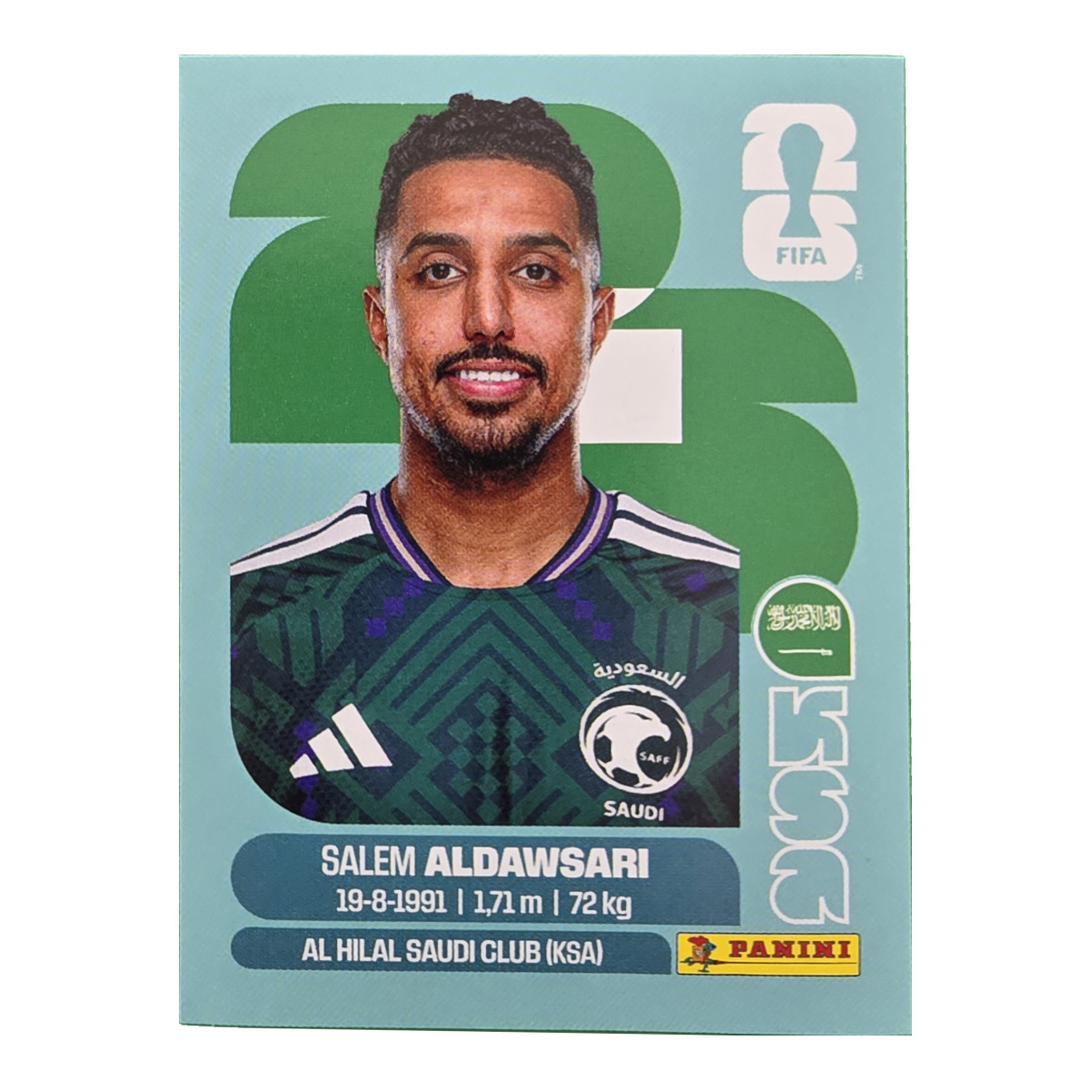 Salem Aldawsari - Saudi-Arabien, FIFA WM 2026, Nr. KSA16