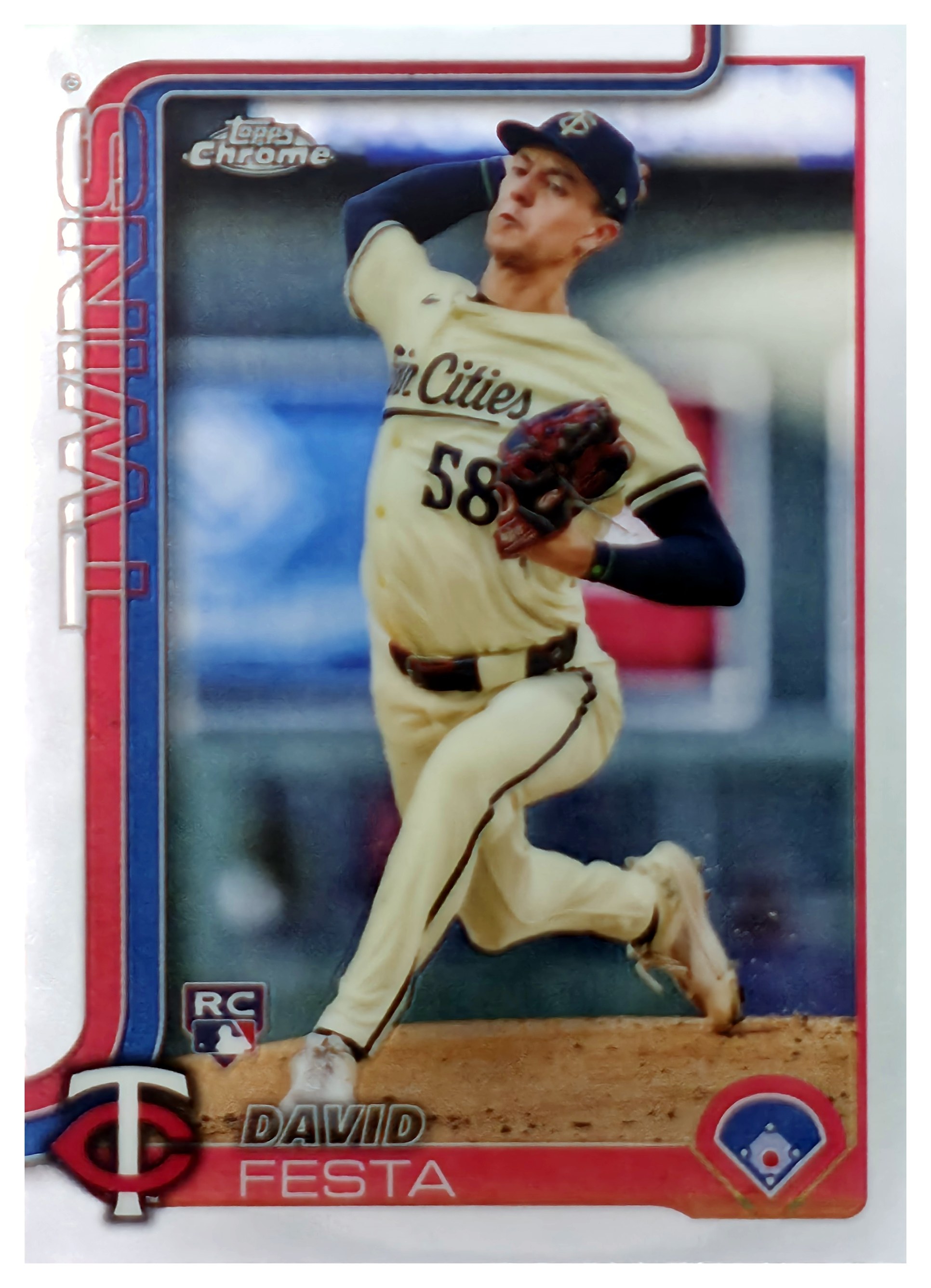 David Festa - Topps Chrome Base Set 2025, Nr. 156 – Rookie Card (Art.-Nr. SG108938)