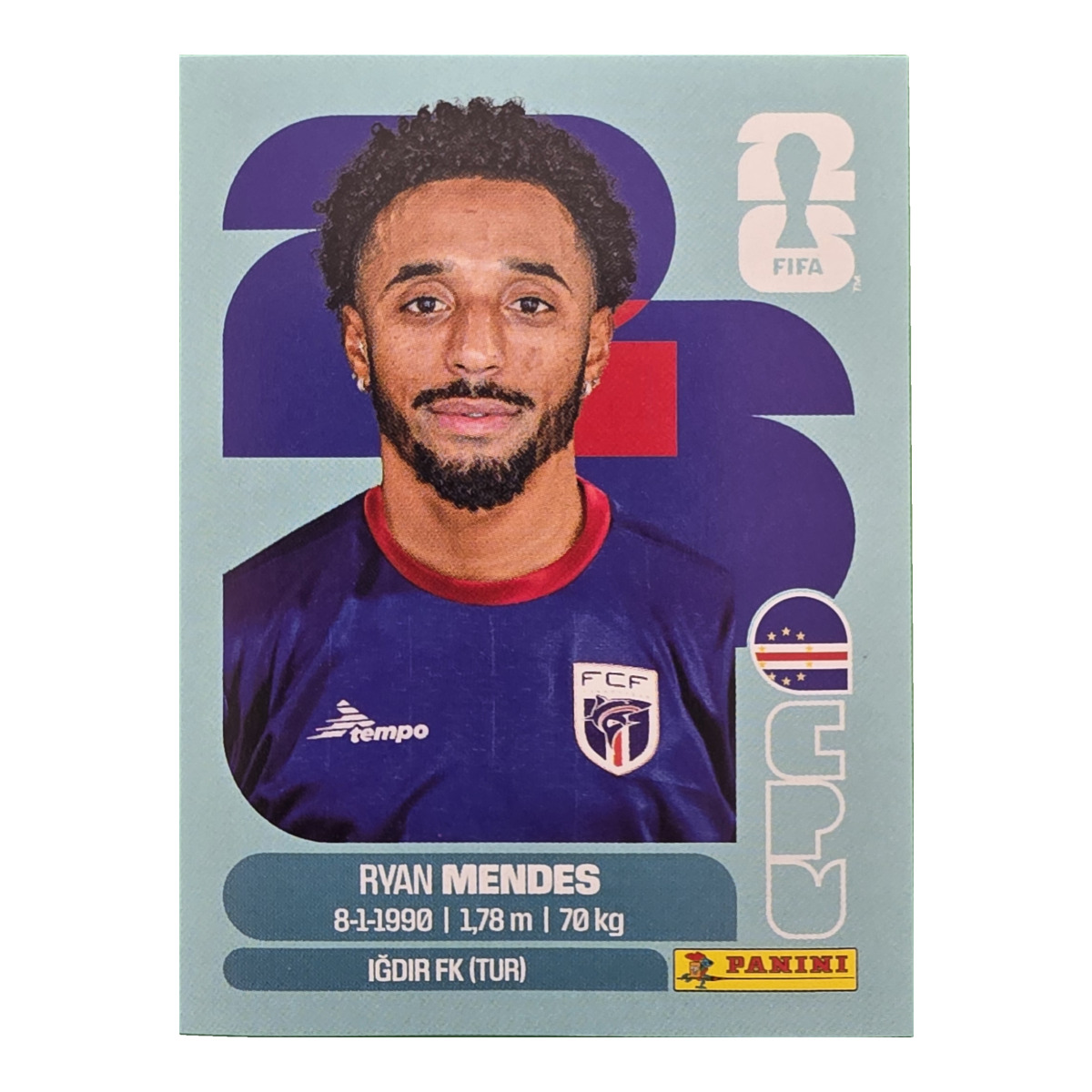 Ryan Mendes - Kap Verde, FIFA WM 2026, Nr. CPV17