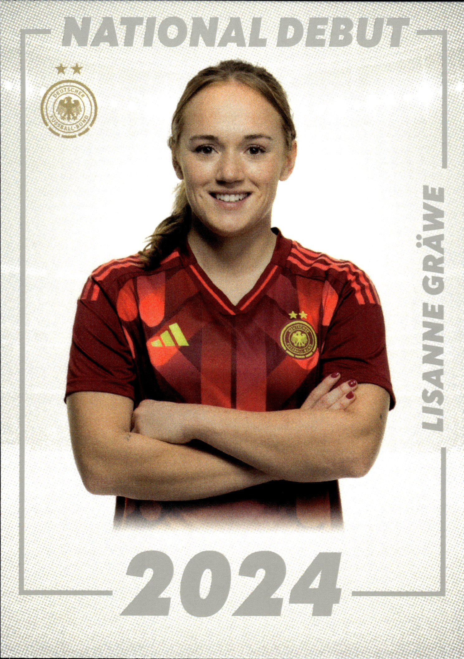Lisanne Gräwe - Panini DFB-Frauen Team-Set National Debut 2025, Nr. DEB-10 – Insert (Art.-Nr. SG109822)