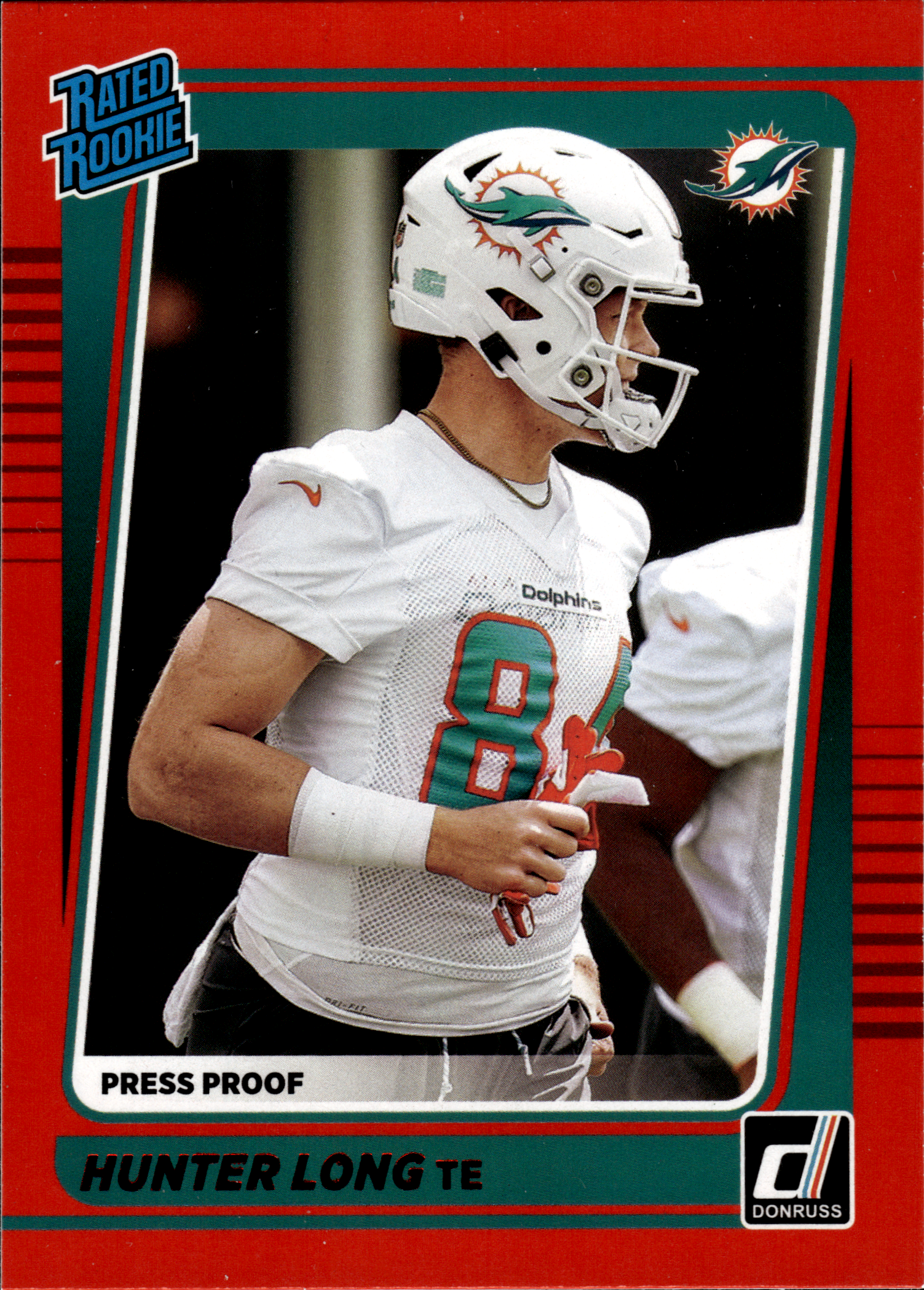 Hunter Long - Panini Donruss Base Set 2021, Nr. 301 – Rookie Card, Parallel (Art.-Nr. SG103961)
