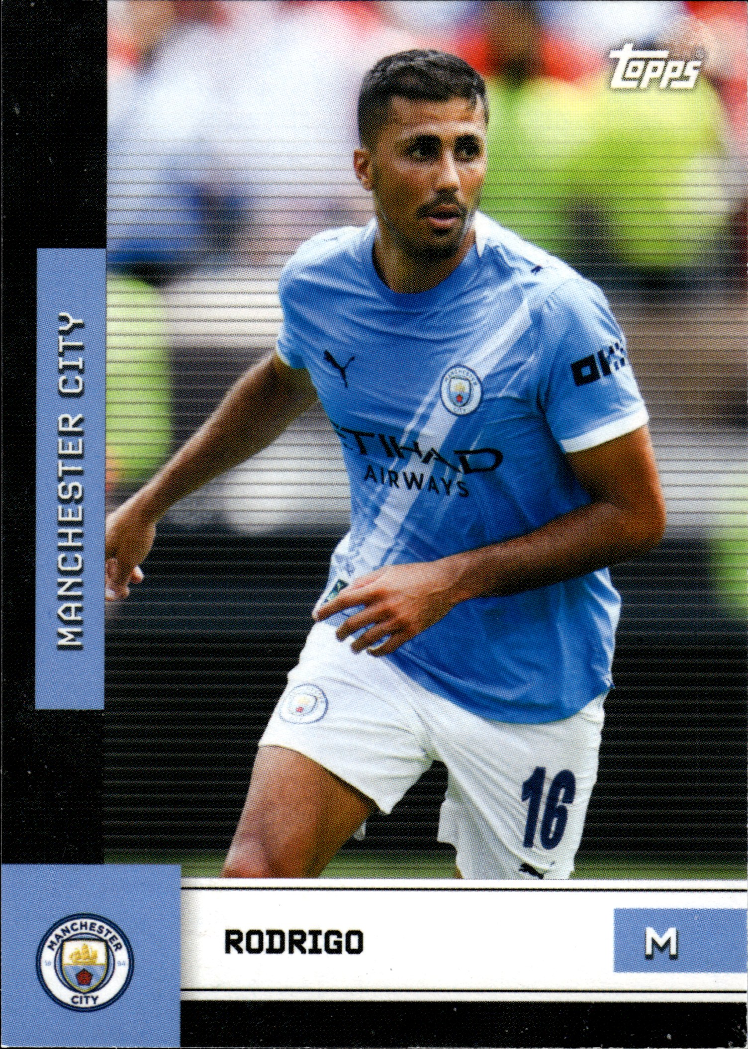 Rodri - Topps Manchester City Team Set Base Set 2024-25, Nr. 13 (Art.-Nr. SG108003)