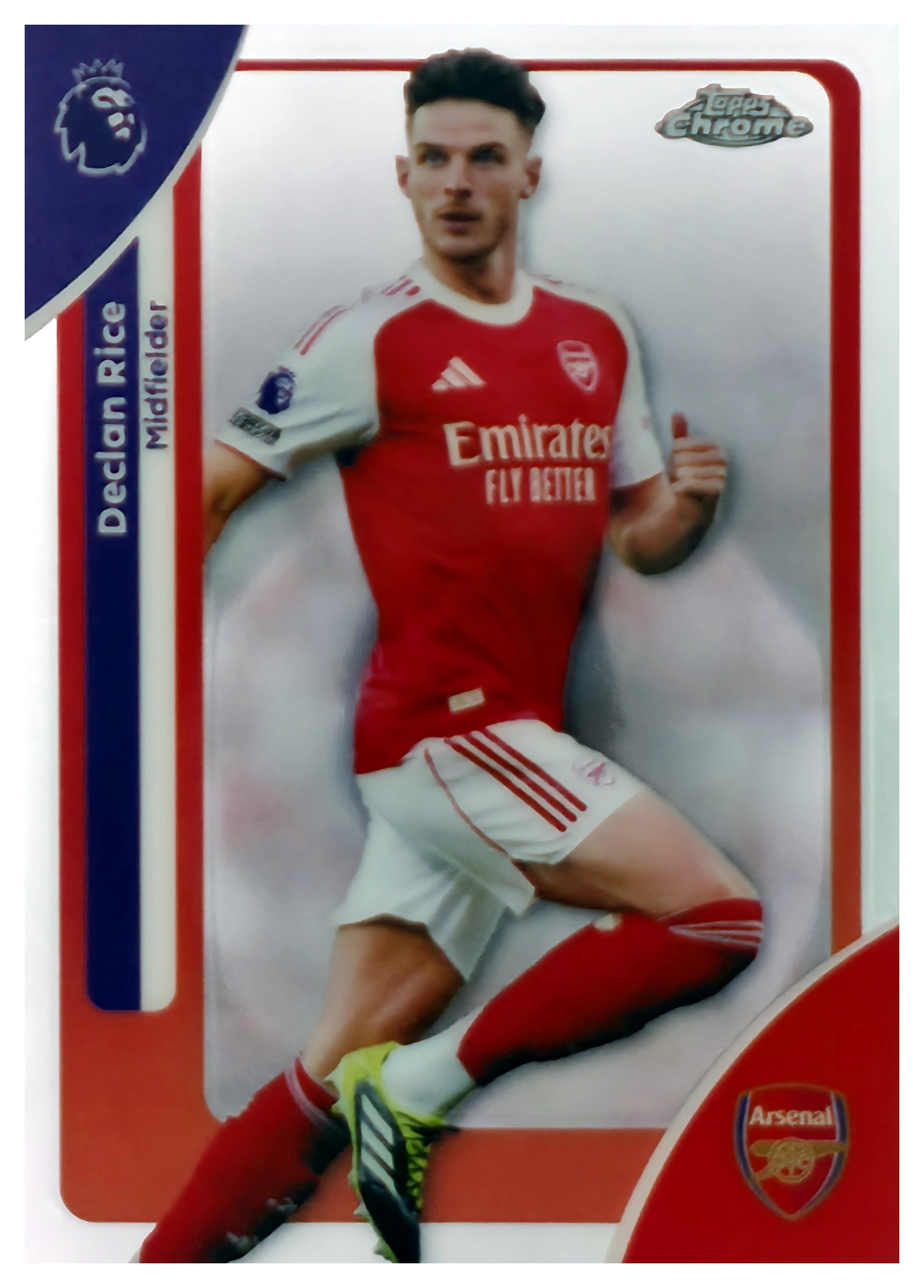 Declan Rice - Topps Chrome Premier League Base Set 2025-26, Nr. 14 (Art.-Nr. SG108246)