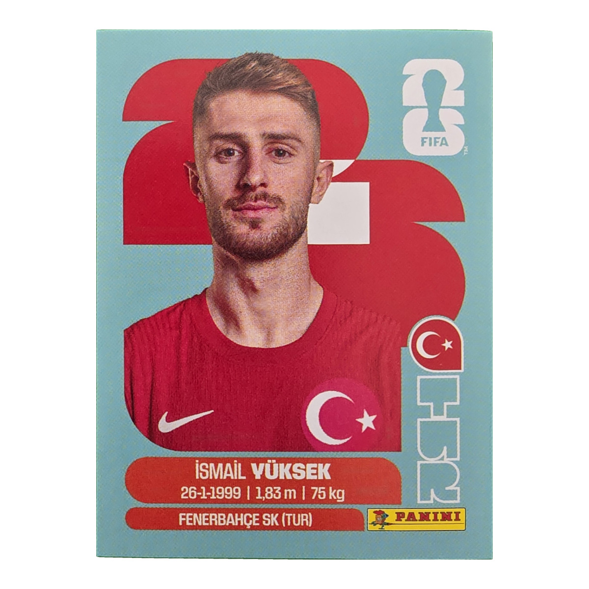 Ismail Yuksek - Türkei, FIFA WM 2026, Nr. TUR10