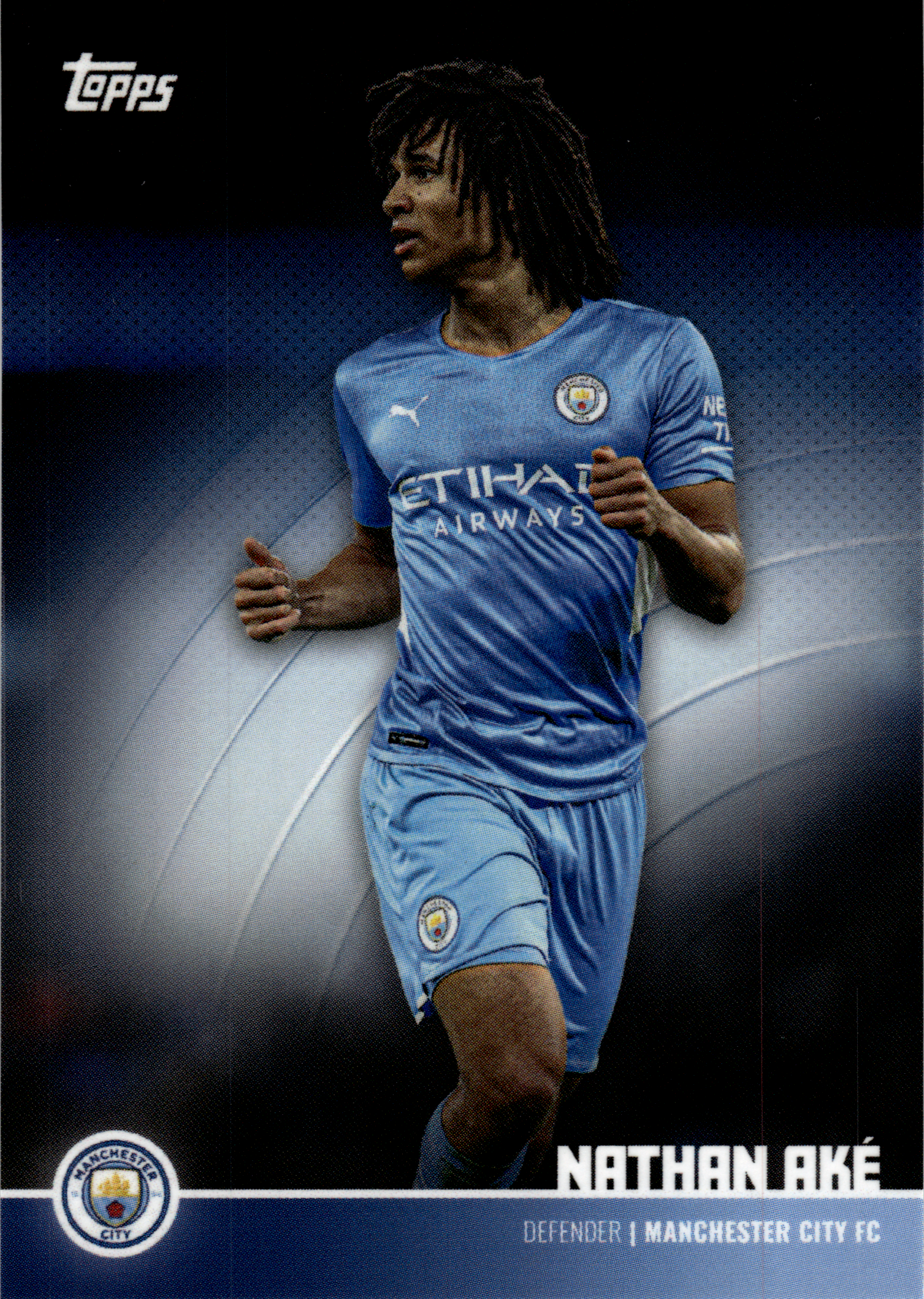 Nathan Aké - Topps Manchester City Team Set Base Set 2021-22 (Art.-Nr. SG106336)