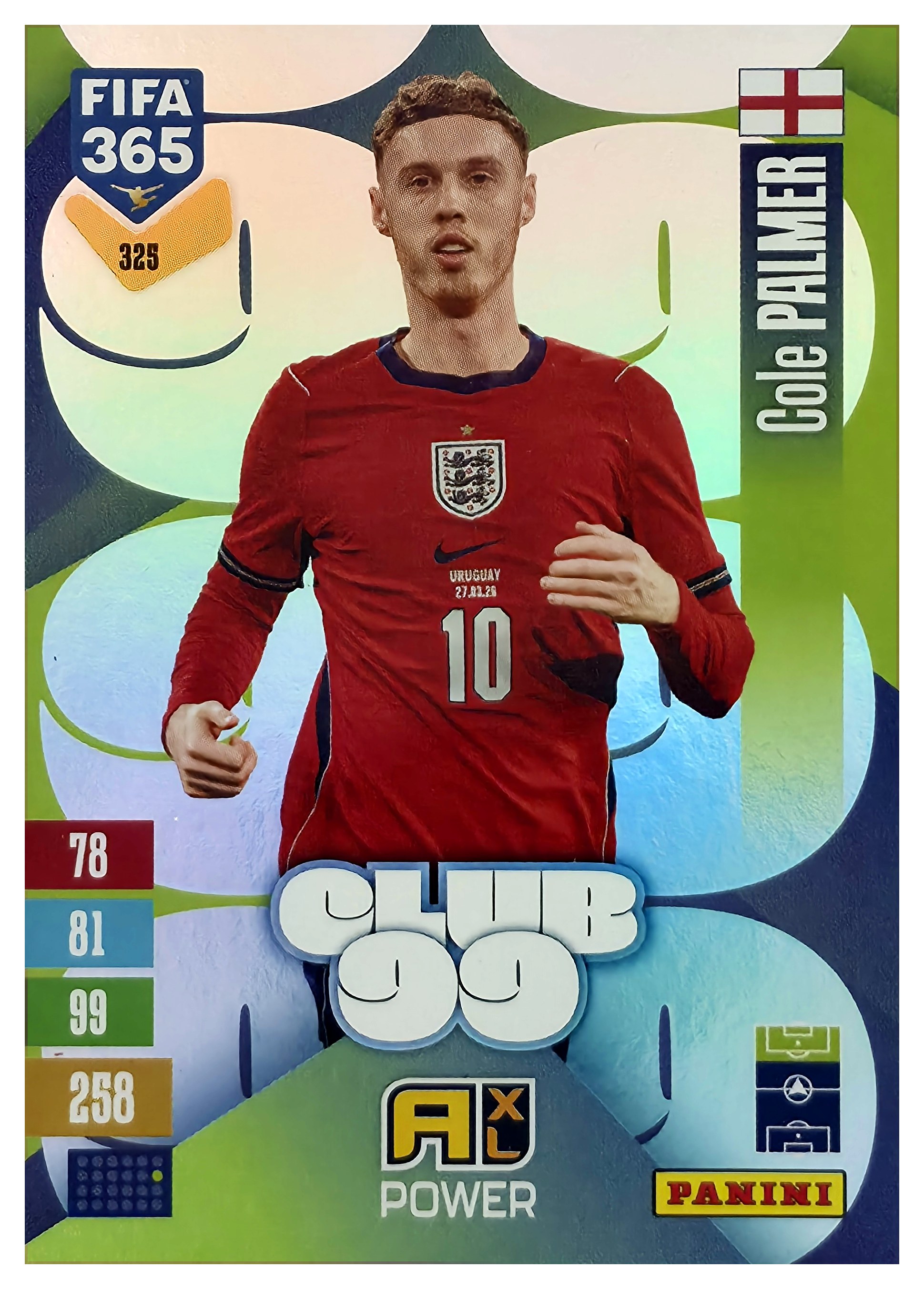 Cole Palmer - Panini Adrenalyn XL FIFA 365 Club 99 2026-27, Nr. 325 – Insert (Art.-Nr. SG110690)