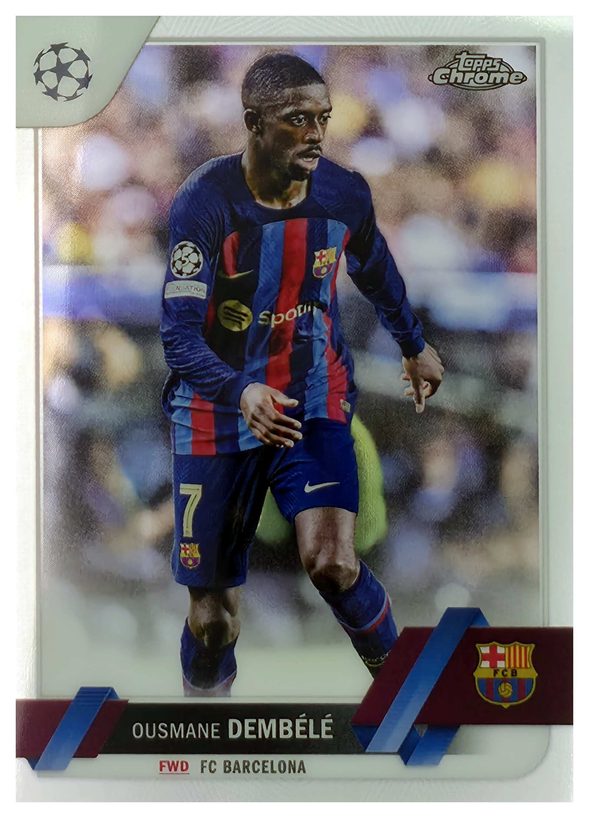 Ousmane Dembélé - Topps Chrome UEFA Club Competitions Base Set 2022-23, Nr. 98 (Art.-Nr. SG105812)