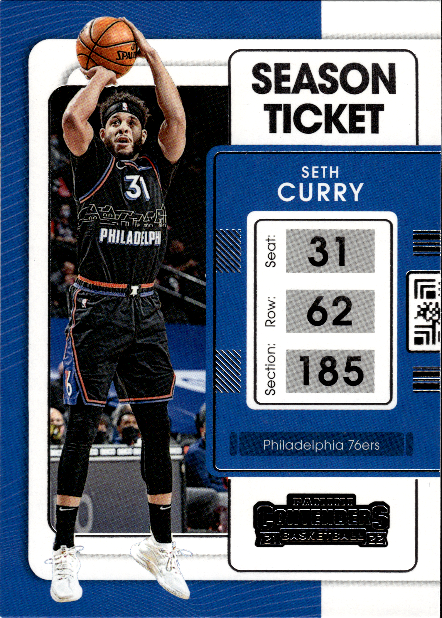 Seth Curry - Panini Contenders Season Ticket 2021-22, Nr. 57 (Art.-Nr. SG103664)