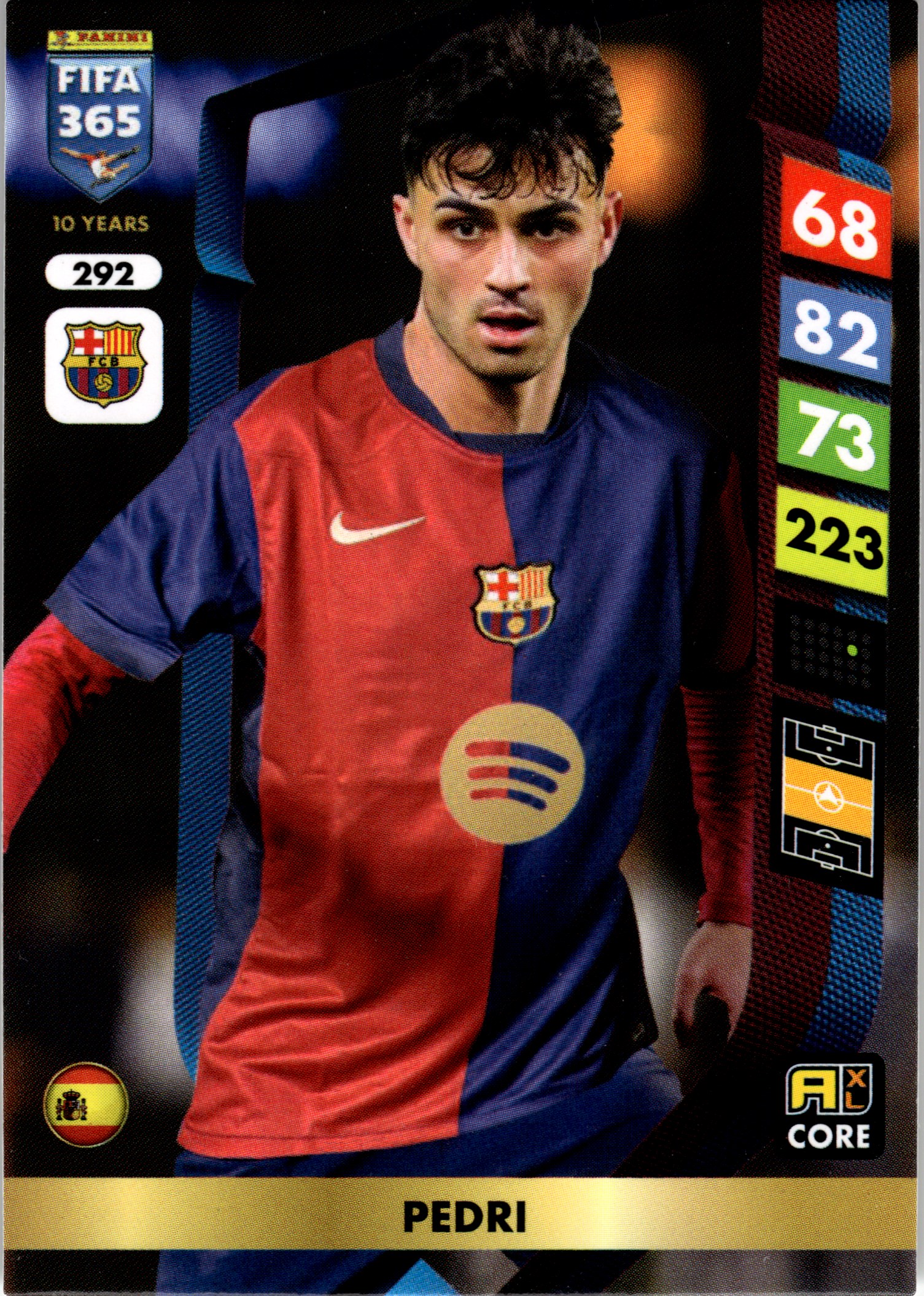 Pedri - Panini Adrenalyn XL FIFA 365 Base Set 2025, Nr. 292 (Art.-Nr. SG107776)