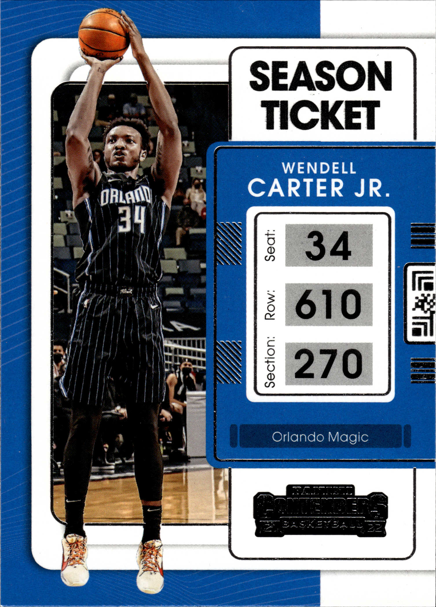 Wendell Carter Jr. - Panini Contenders Season Ticket 2021-22, Nr. 27 (Art.-Nr. SG103571)