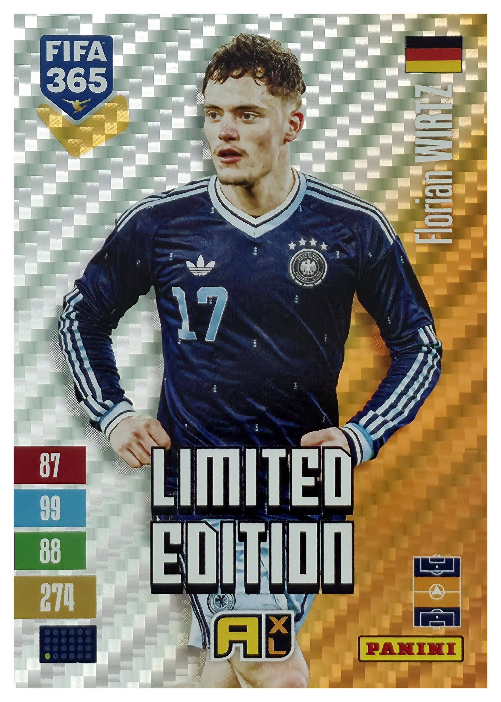 Florian Wirtz - Panini Adrenalyn XL FIFA 365 Limited Edition 2026-27 (Insert)