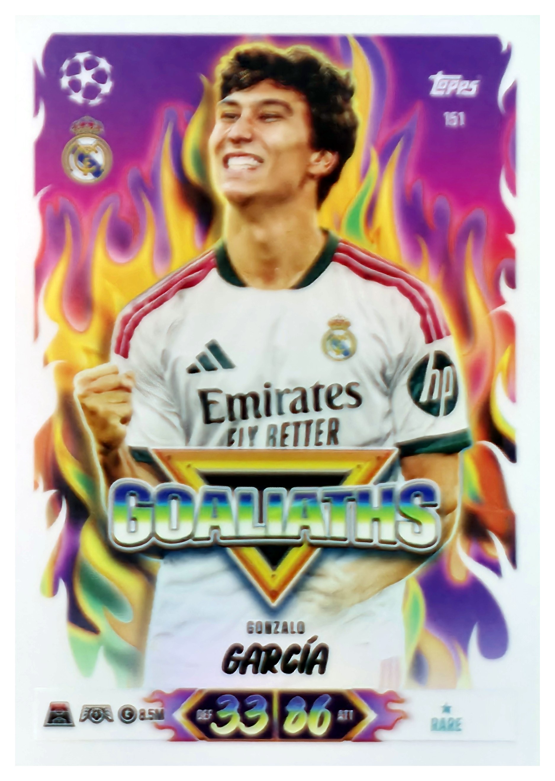 Gonzalo García - Topps Match Attax UEFA Club Competitions Goaliaths 2026-27, Nr. 151 (Art.-Nr. SG107625)