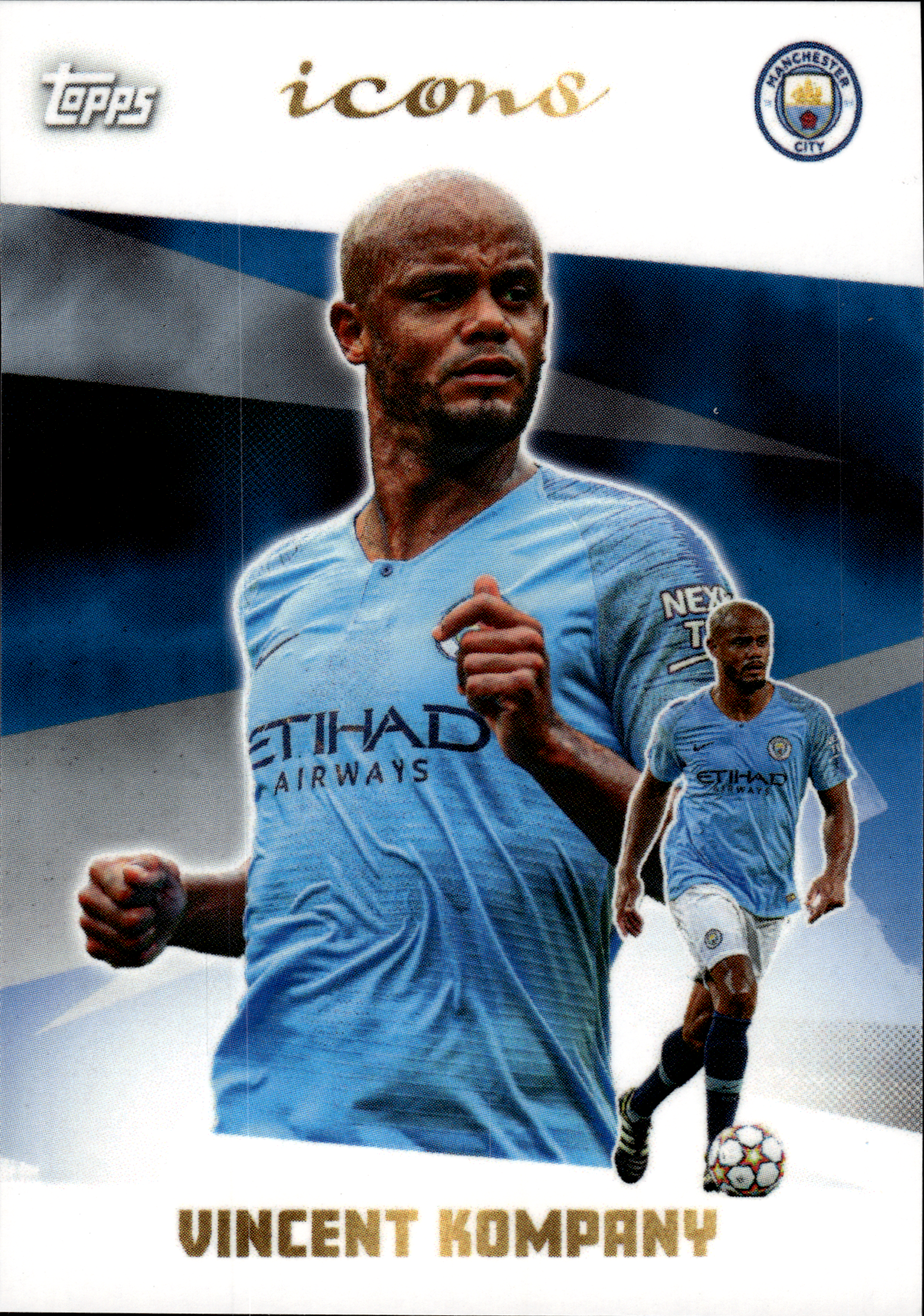 Vincent Kompany - Topps Manchester City Team Set Icons 2021-22 (Insert)