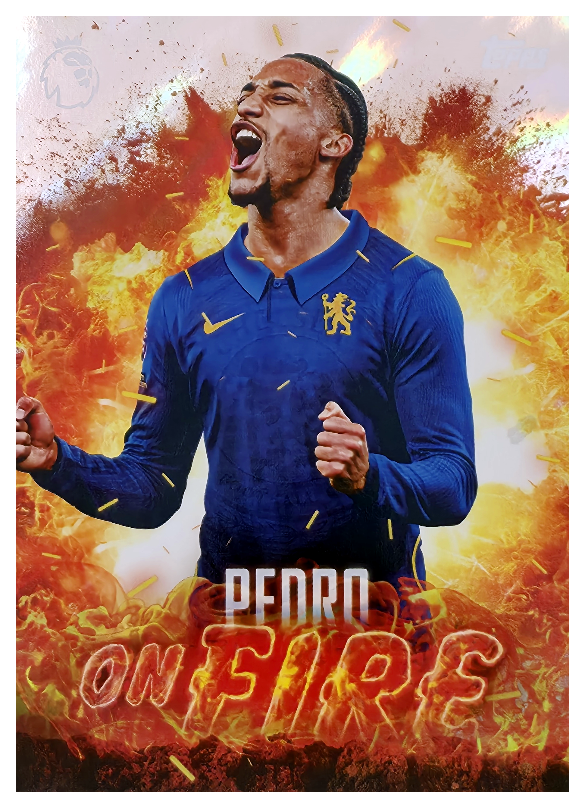 João Pedro - Topps Flagship Premier League On Fire 2026-27, Nr. OF 9 – Insert (Art.-Nr. SG104810)