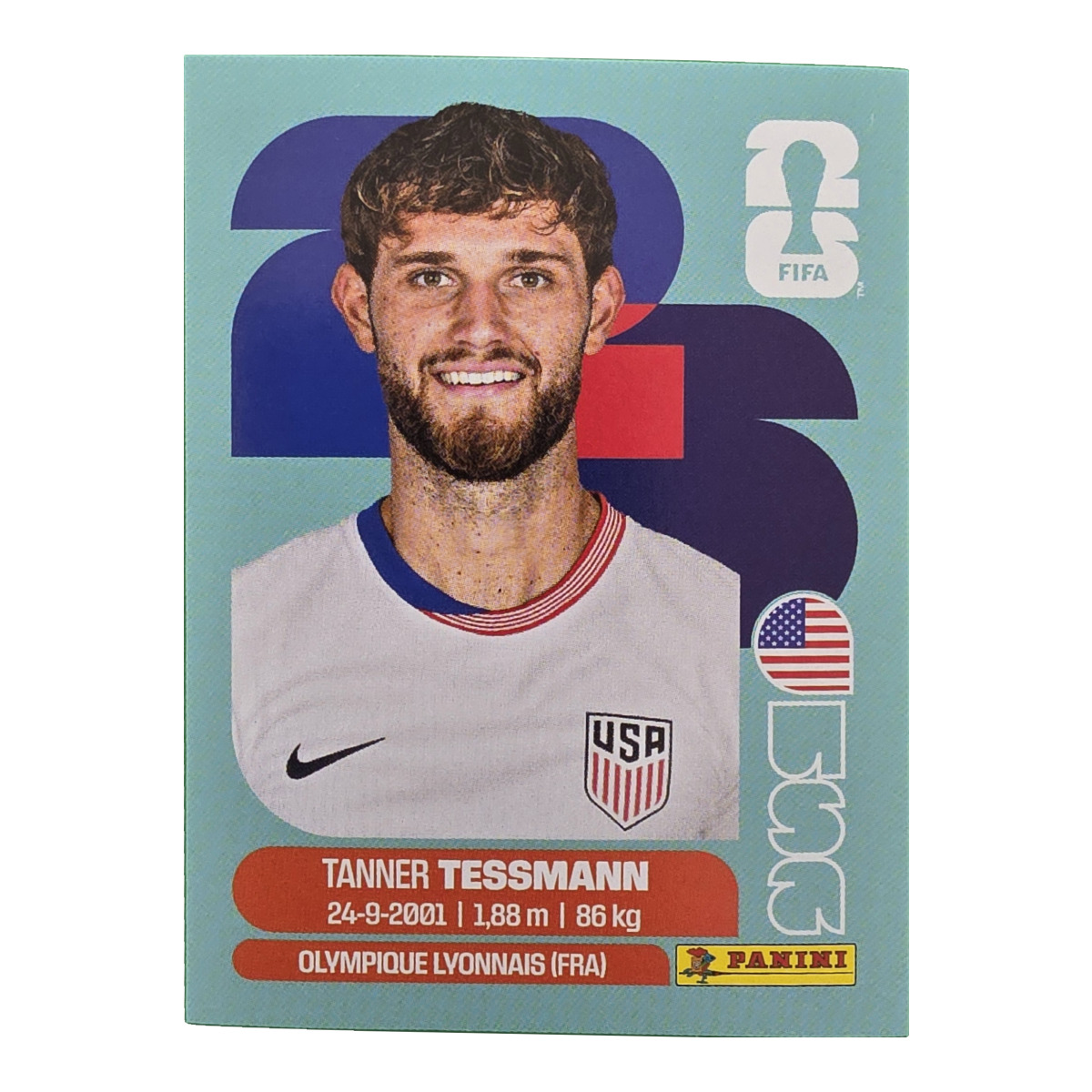 Tanner Tessmann - USA, FIFA WM 2026, Nr. USA9