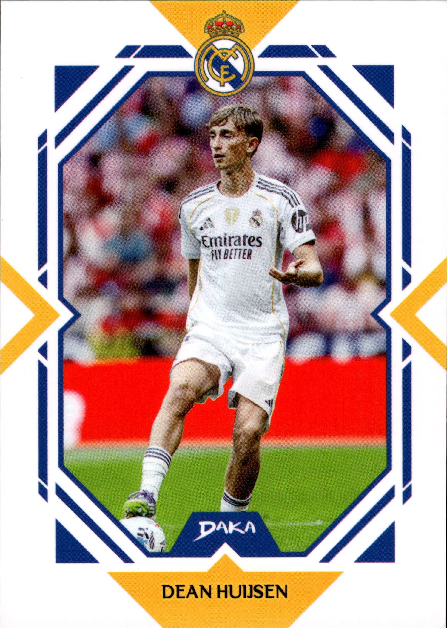 Dean Huijsen - DAKA Real Madrid Top Audience Base Set 2025-26, Nr. RM-14-A (Art.-Nr. SG109980)