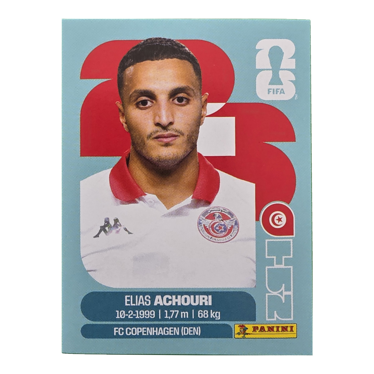 Elias Achouri - Tunesien, FIFA WM 2026, Nr. TUN15