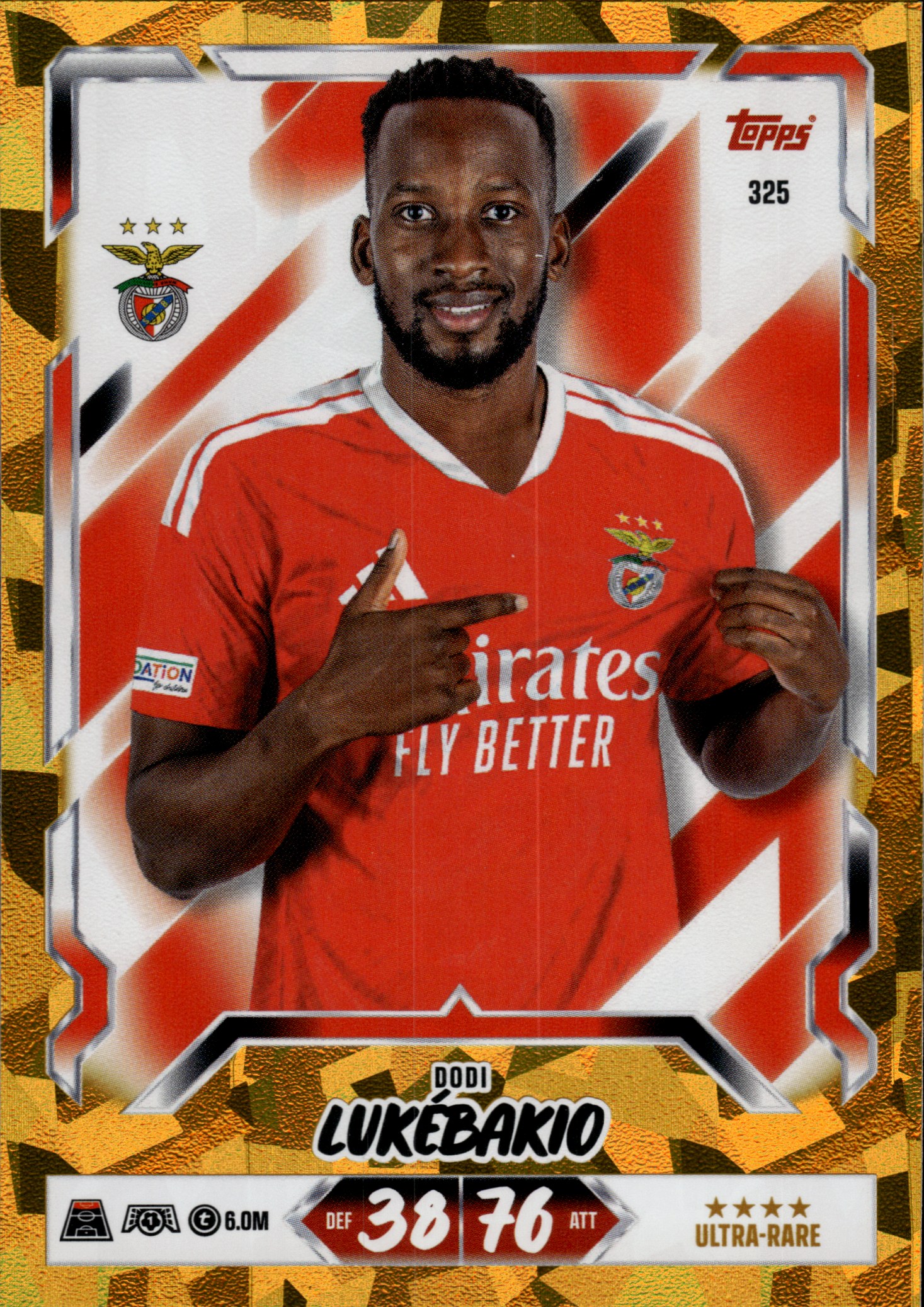Dodi Lukébakio - Topps Match Attax UEFA Club Competitions Base Set 2026-27, Nr. 325 – Ultra Rare (Art.-Nr. SG107417)