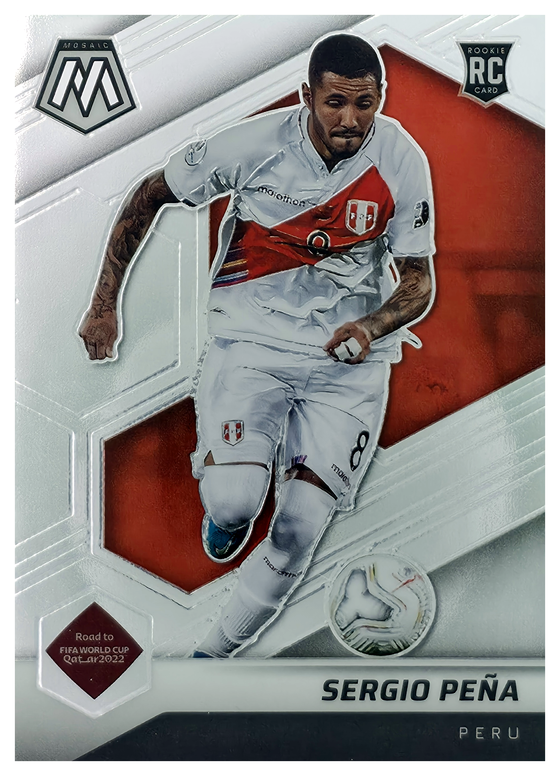 Sergio Peña - Panini Mosaic FIFA Road to World Cup Base Set 2021-22, Nr. 44 – Rookie Card (Art.-Nr. SG105936)