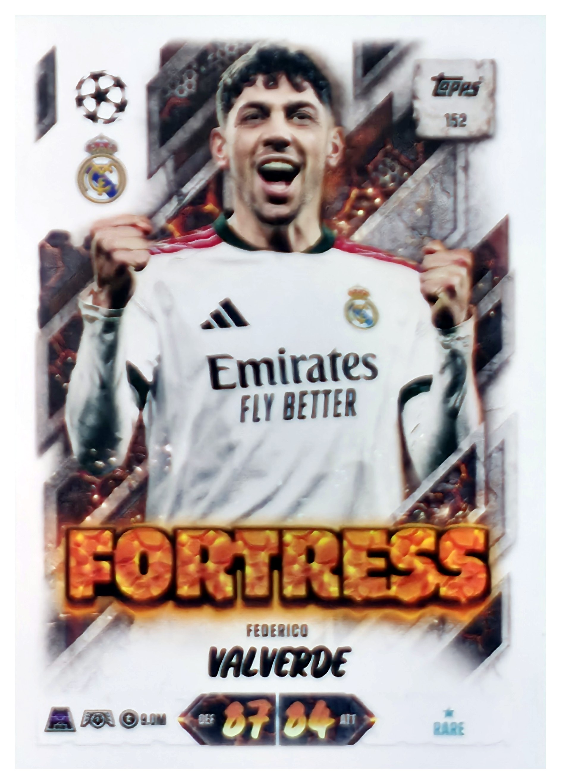 Federico Valverde - Topps Match Attax UEFA Club Competitions Fortress 2026-27, Nr. 152 (Art.-Nr. SG107585)